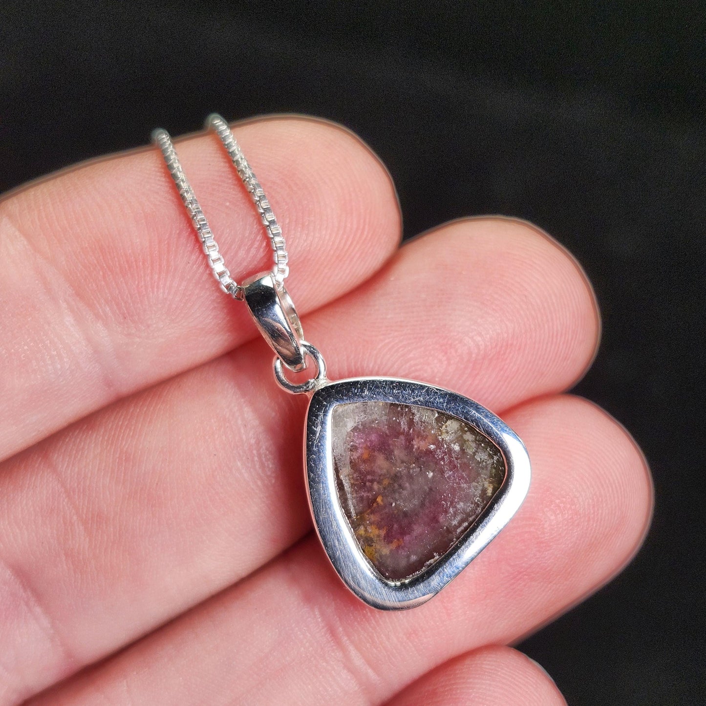 Watermelon Tourmaline Pendant