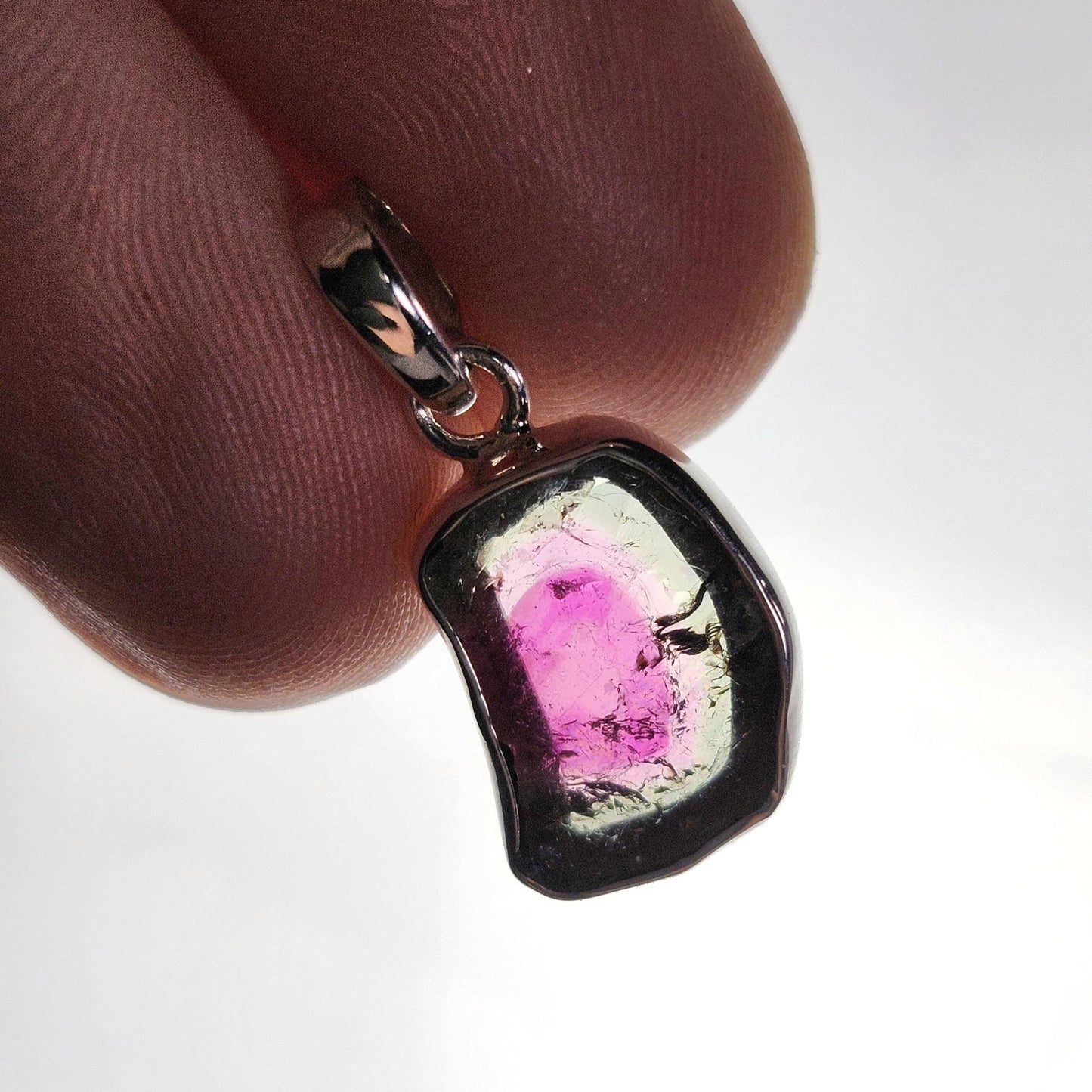 Watermelon Tourmaline Pendant