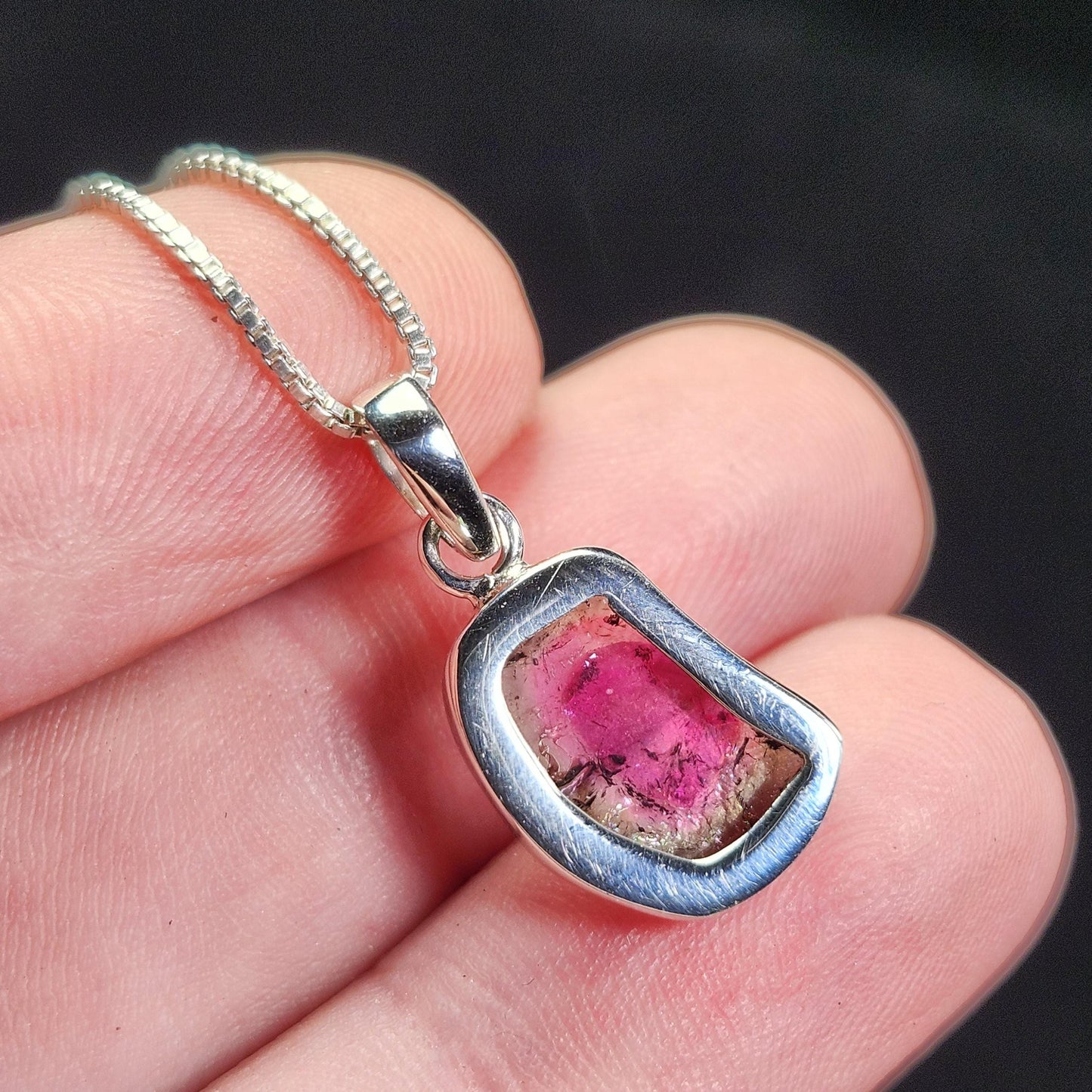 Watermelon Tourmaline Pendant