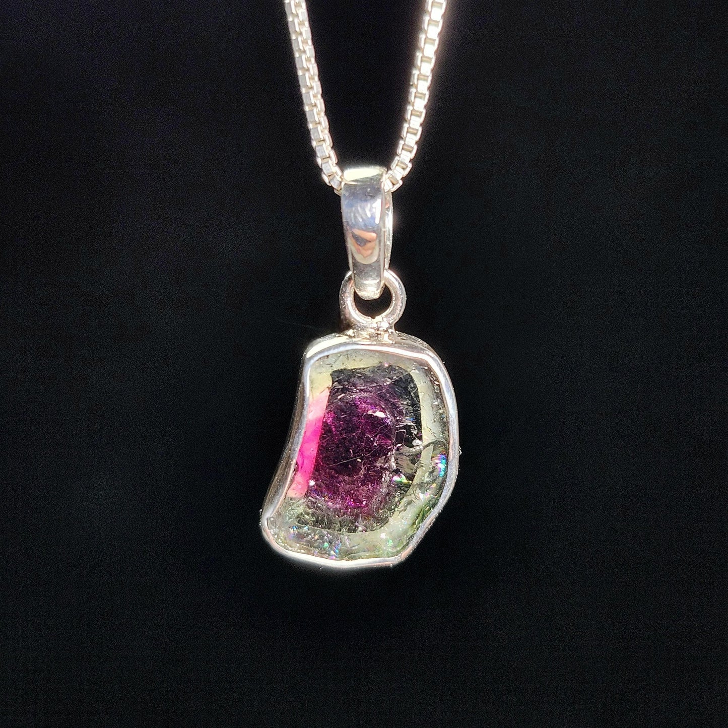 Watermelon Tourmaline Pendant