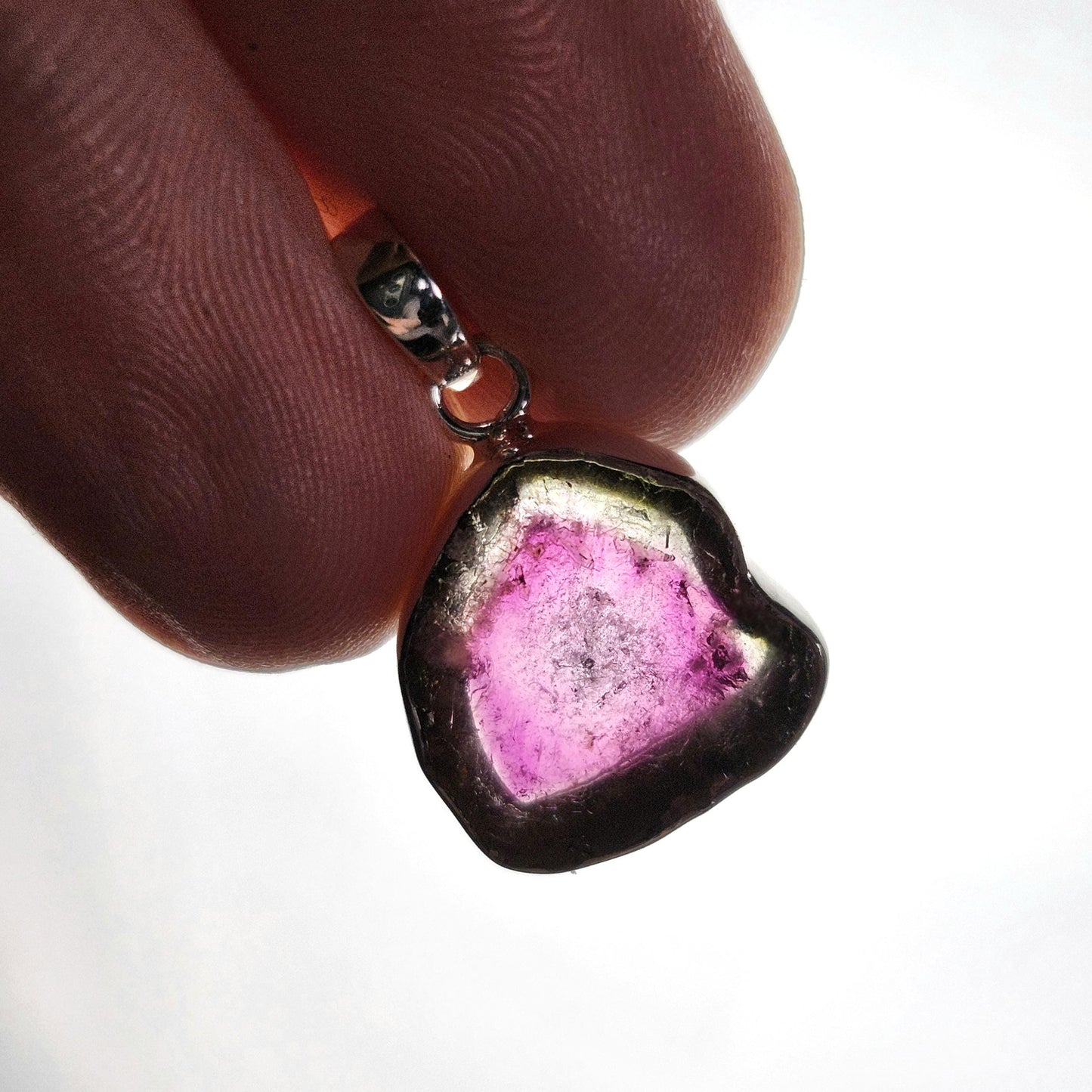 Watermelon Tourmaline Pendant