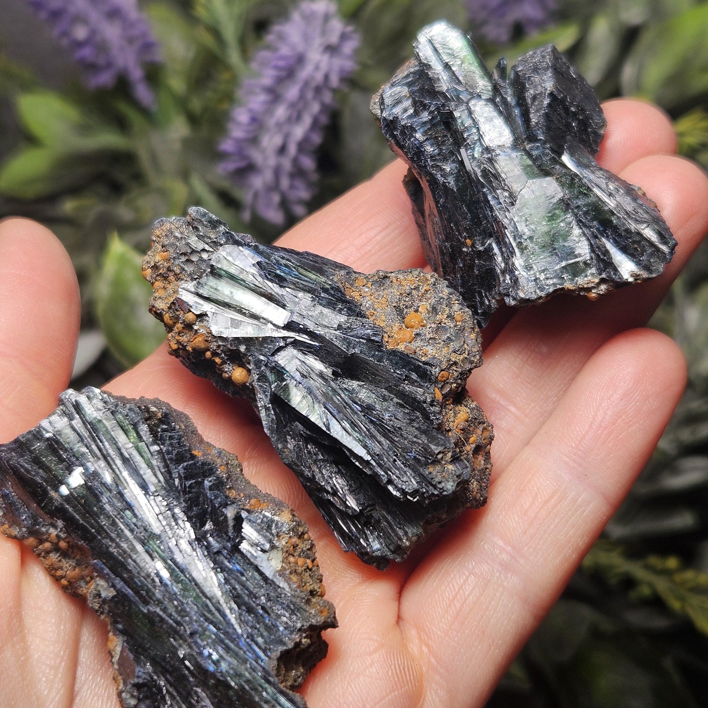 Vivianite Crystal Cluster (20