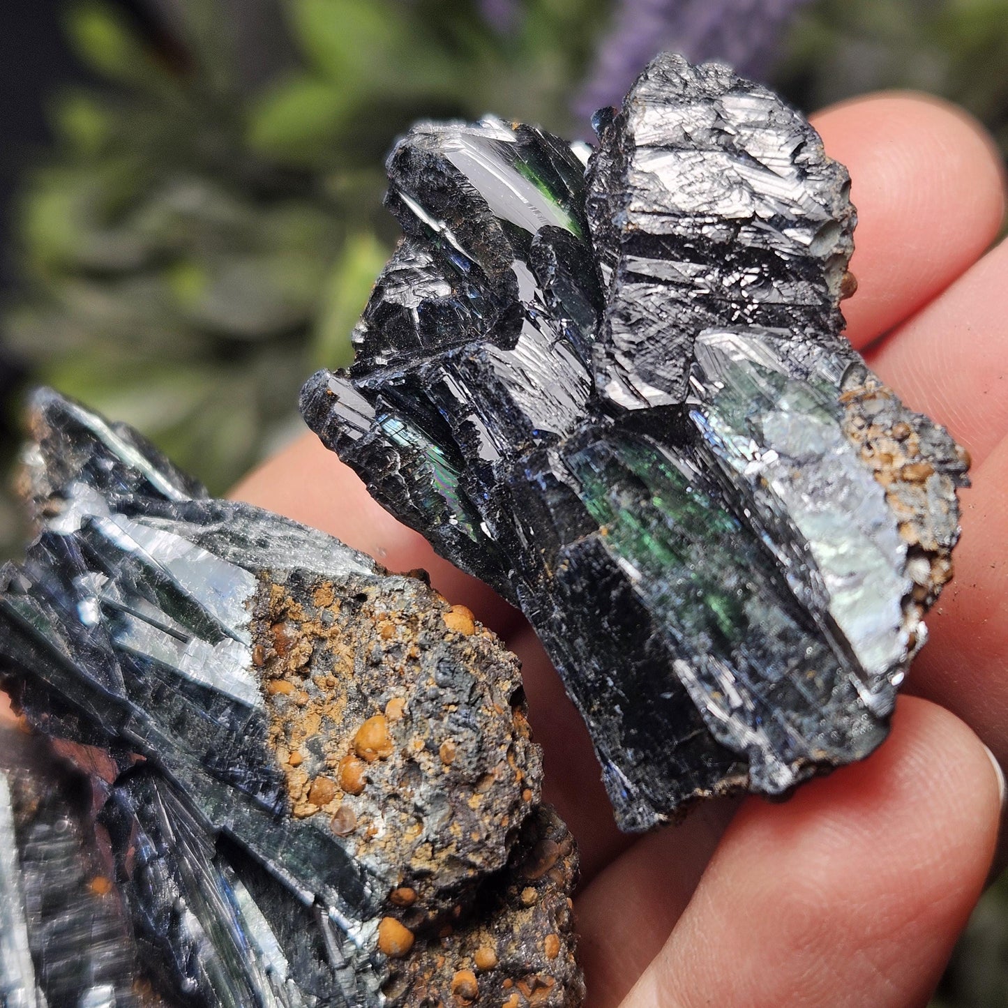 Vivianite Crystal Cluster (20