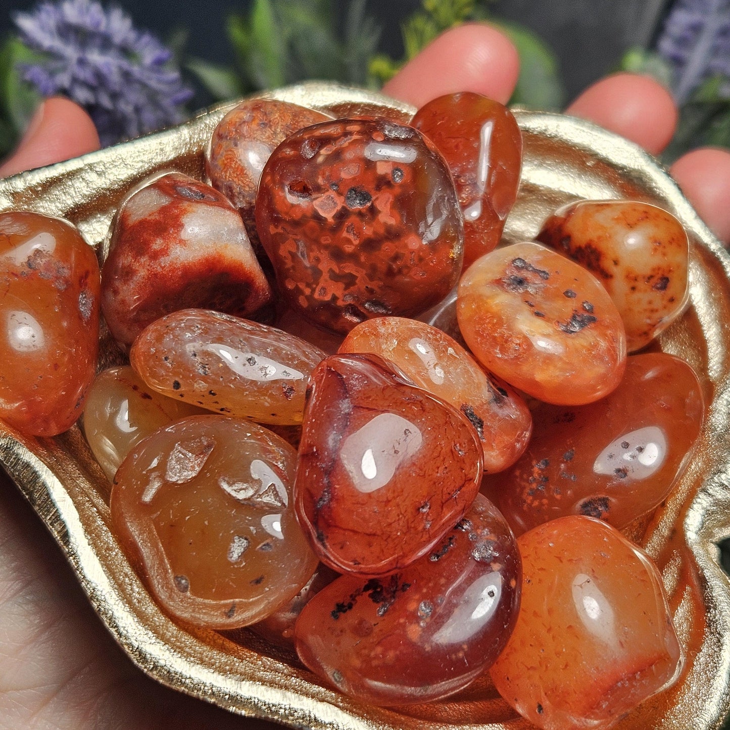Tumbled Carnelian Crystal