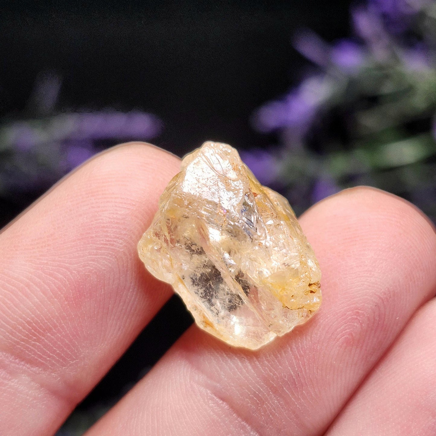 Golden Phenacite Crystal