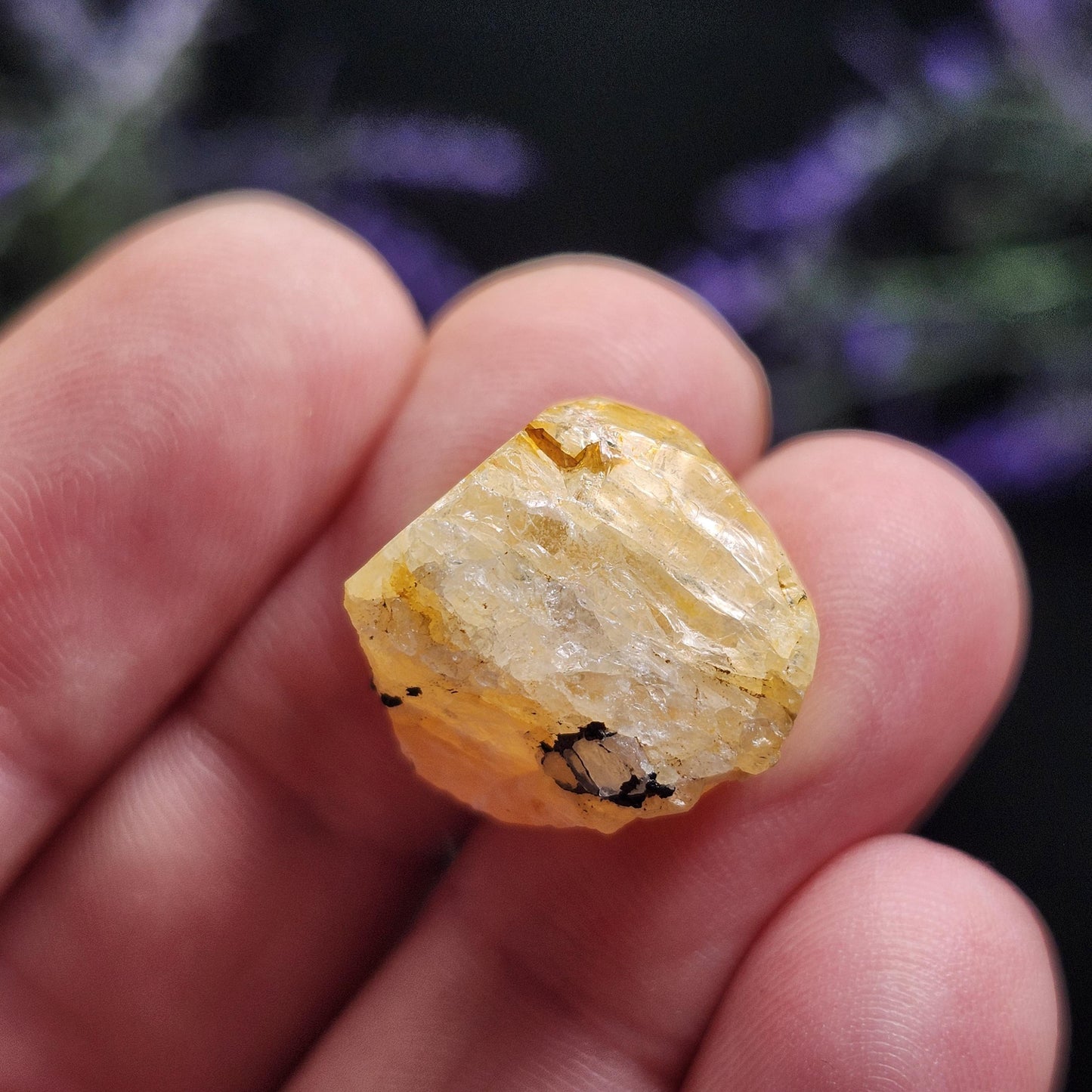 Golden Phenacite Crystal