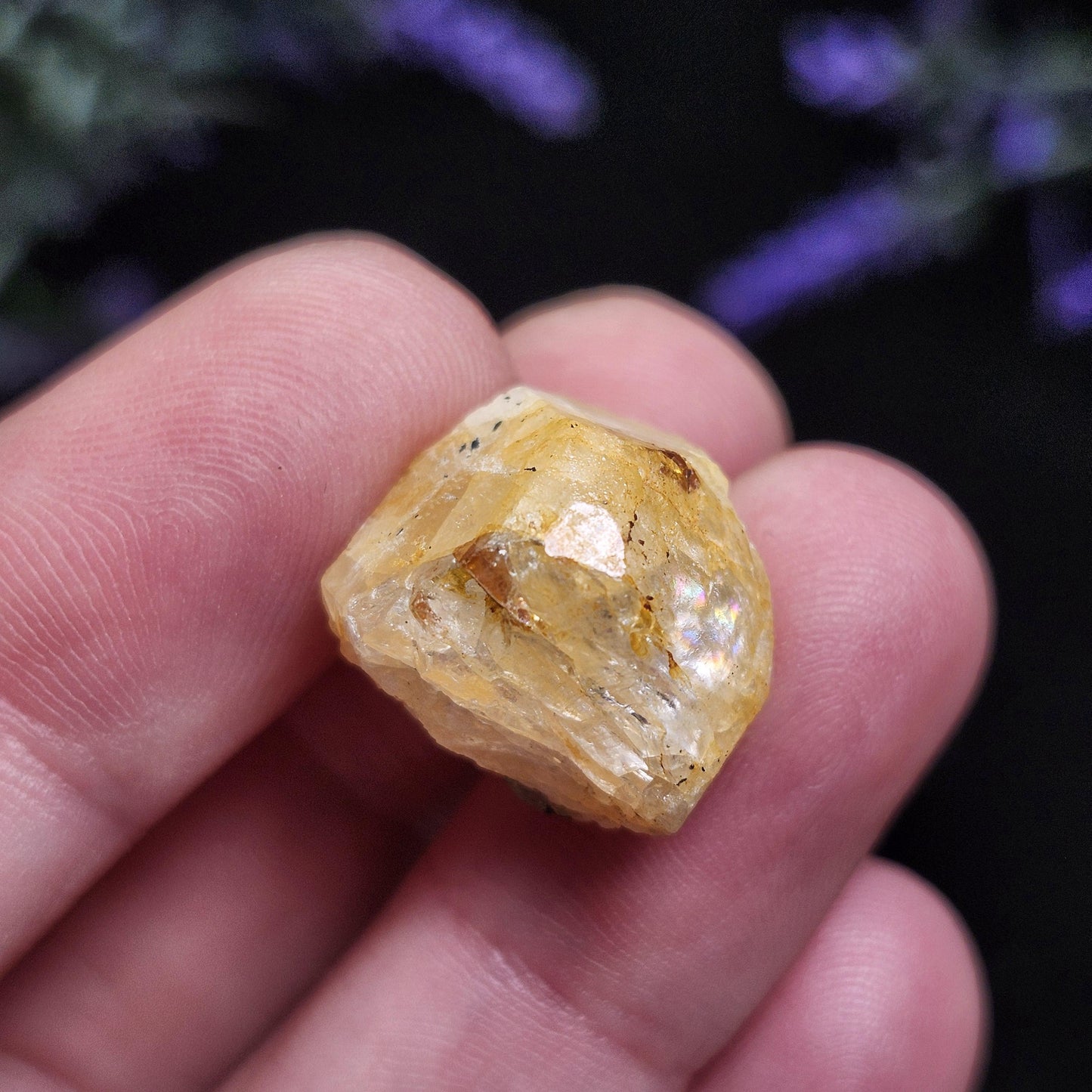 Golden Phenacite Crystal