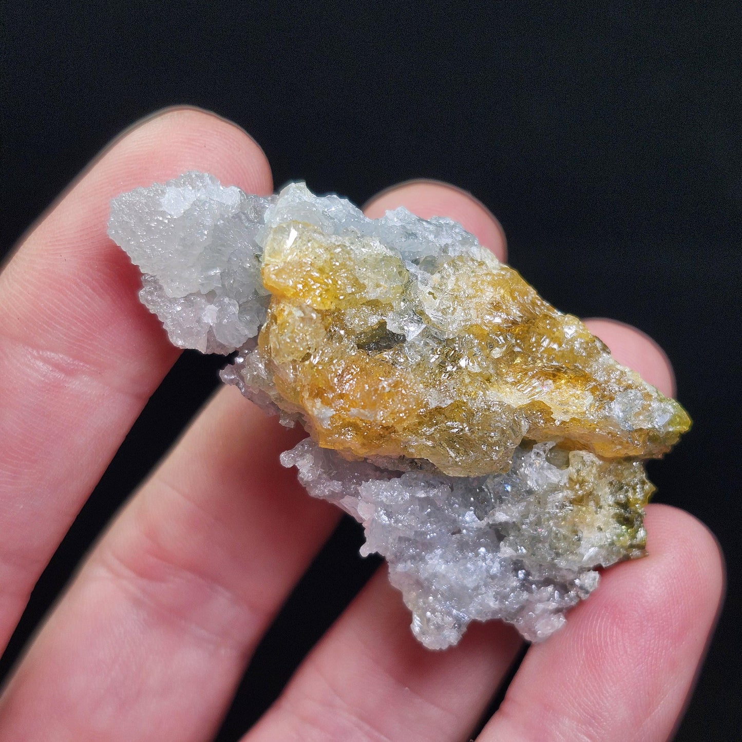 Bi Color Zincite Crystal