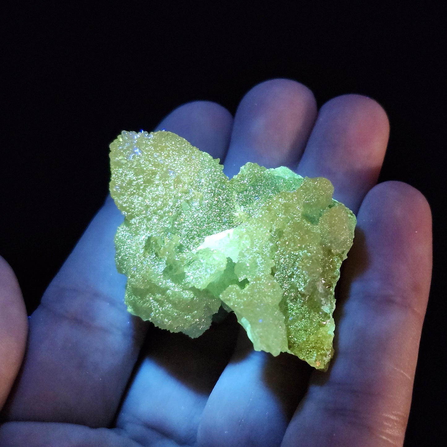 Bi Color Zincite Crystal