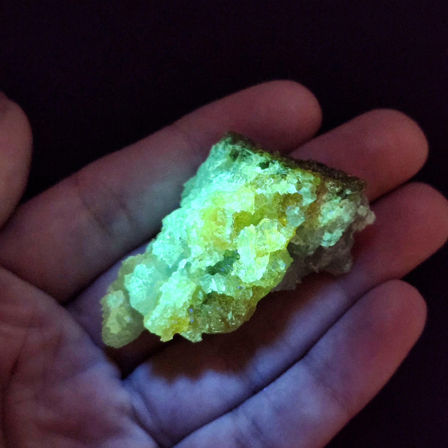 Bi Color Zincite Crystal