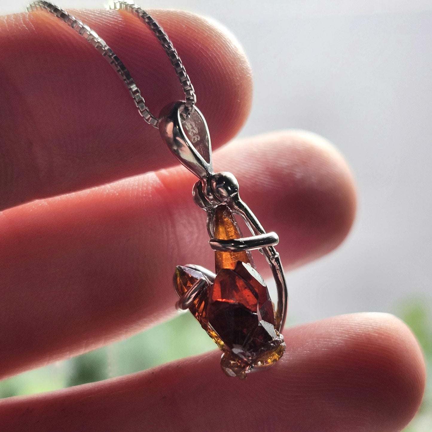Zincite Pendant