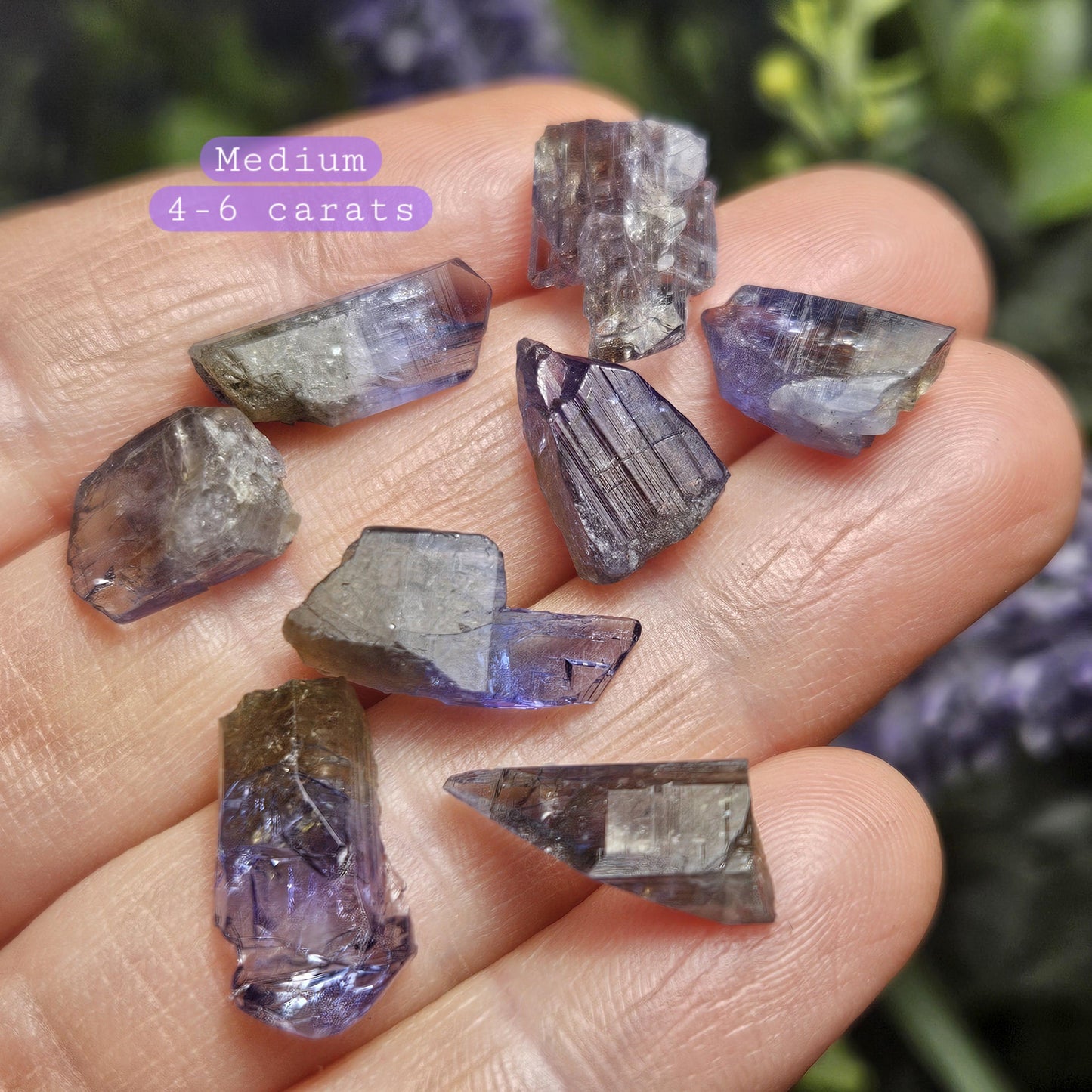 Untreated Tanzanite Crystal