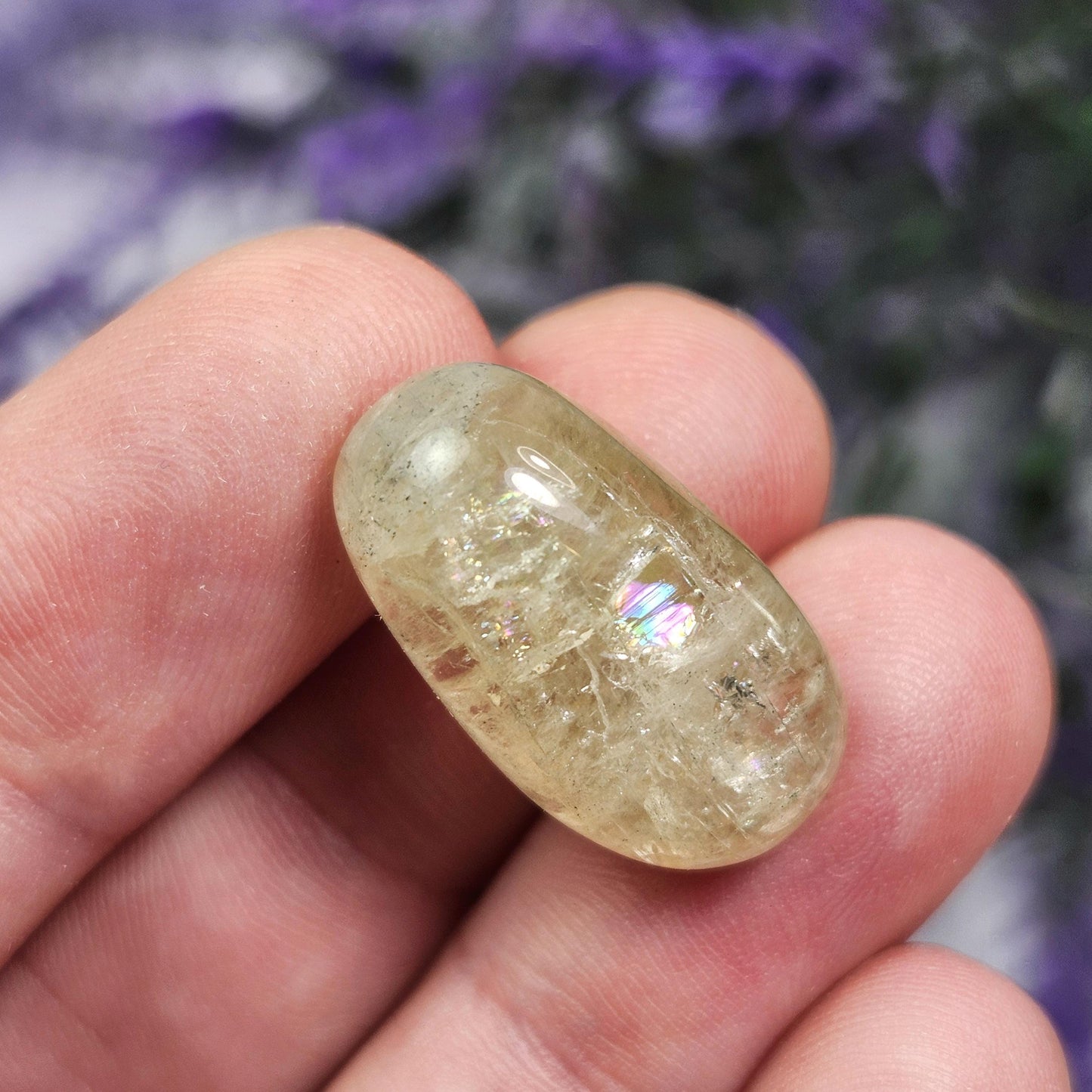 Golden Amblygonite Crystal