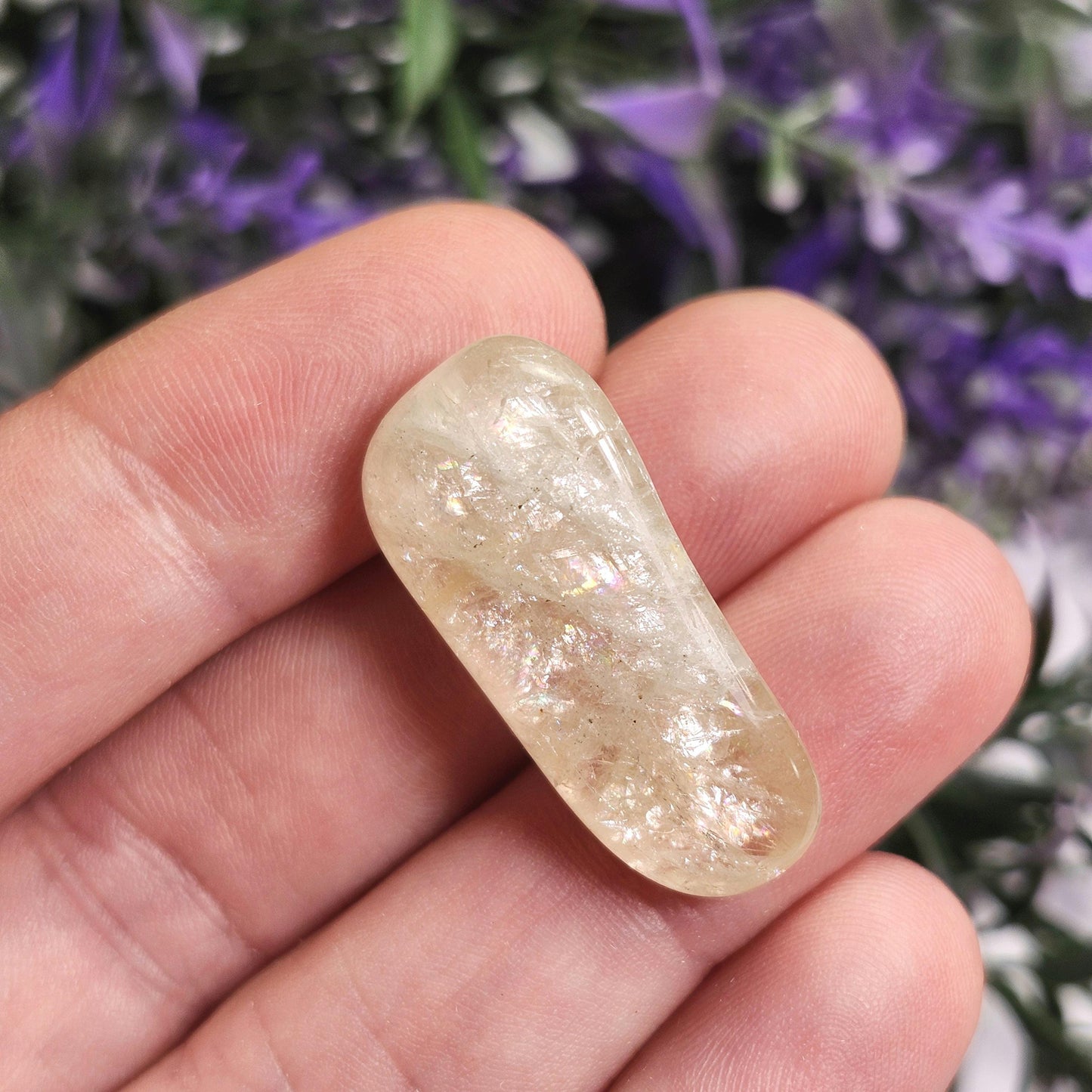 Golden Amblygonite Crystal