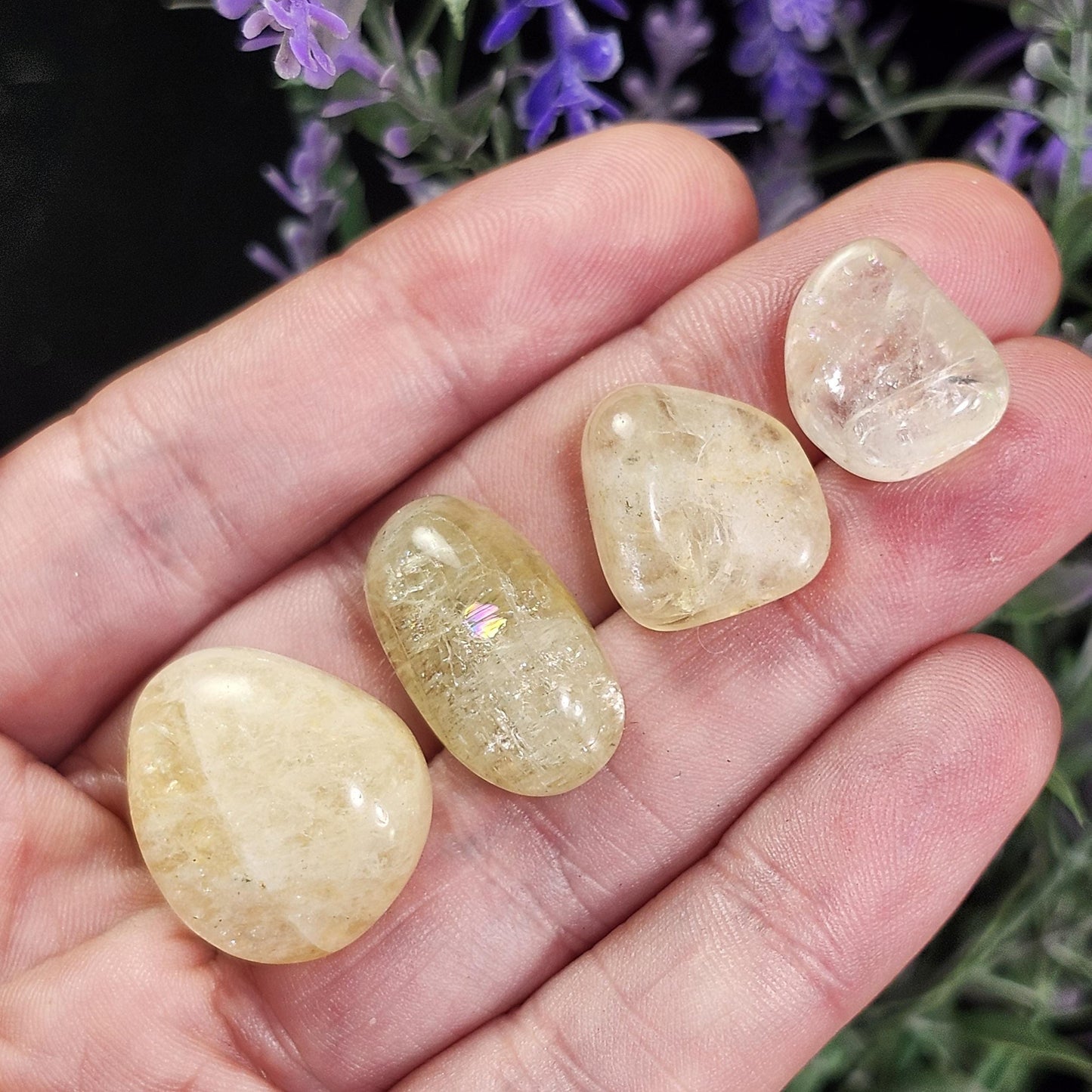 Golden Amblygonite Crystal