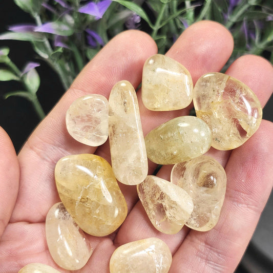 Golden Amblygonite Crystal