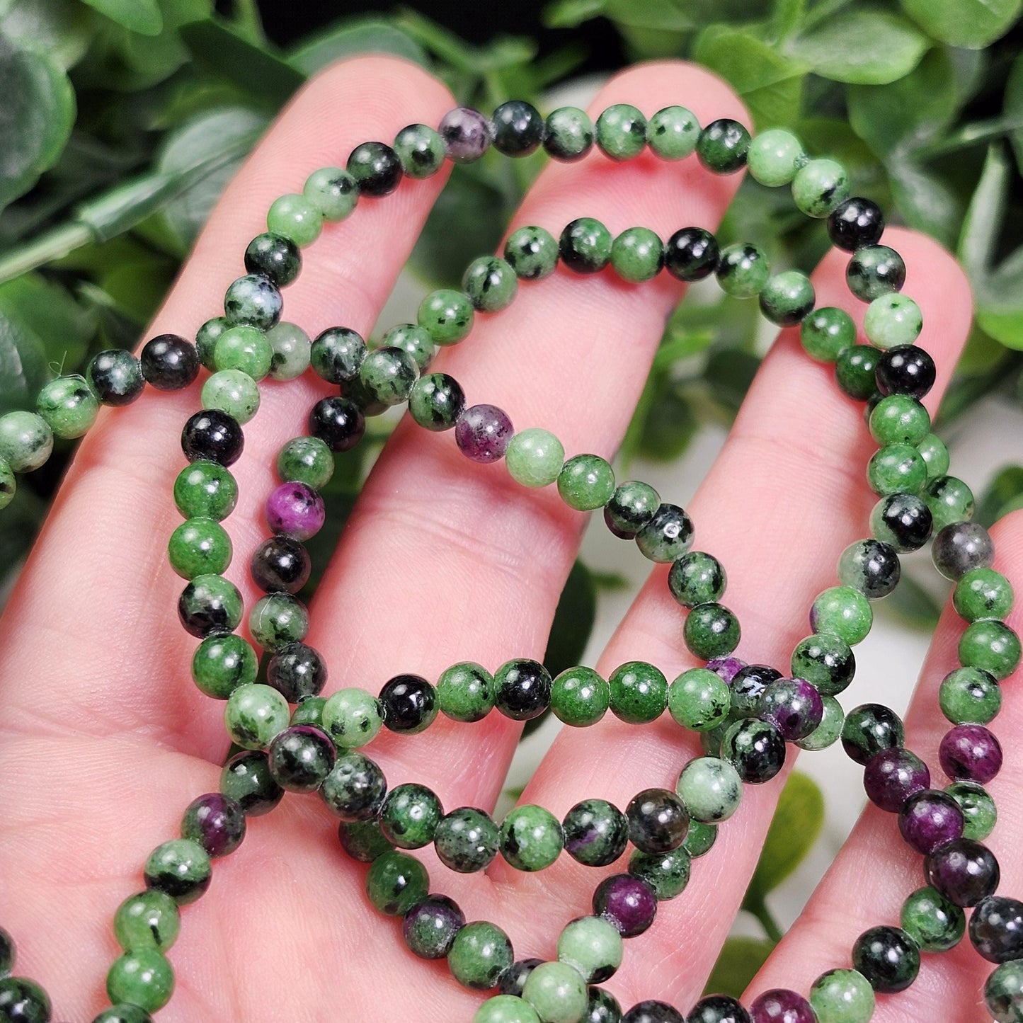 Ruby Zoisite Bracelet