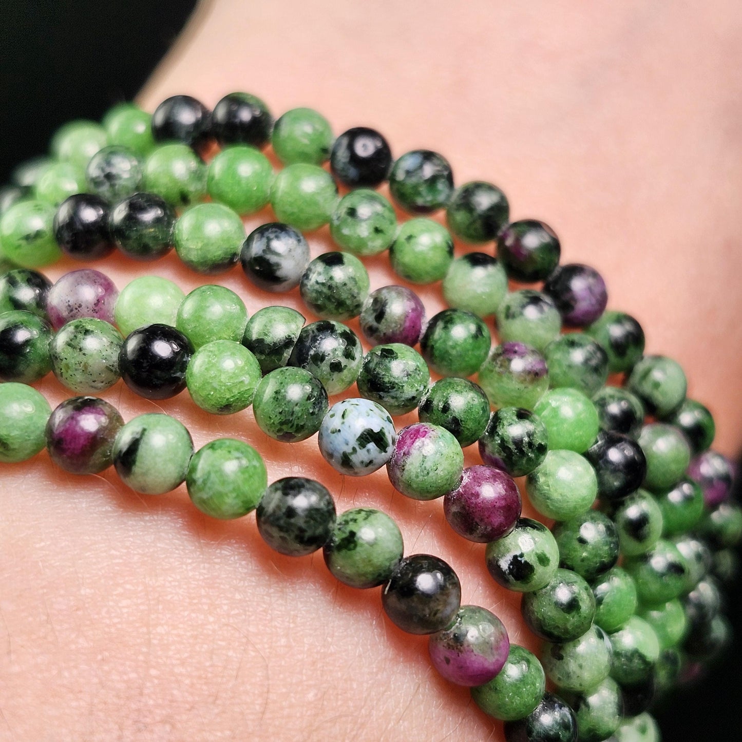 Ruby Zoisite Bracelet