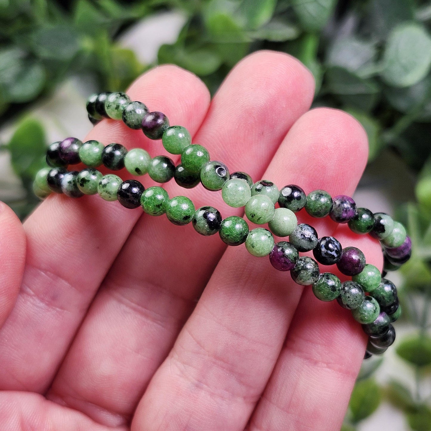 Ruby Zoisite Bracelet