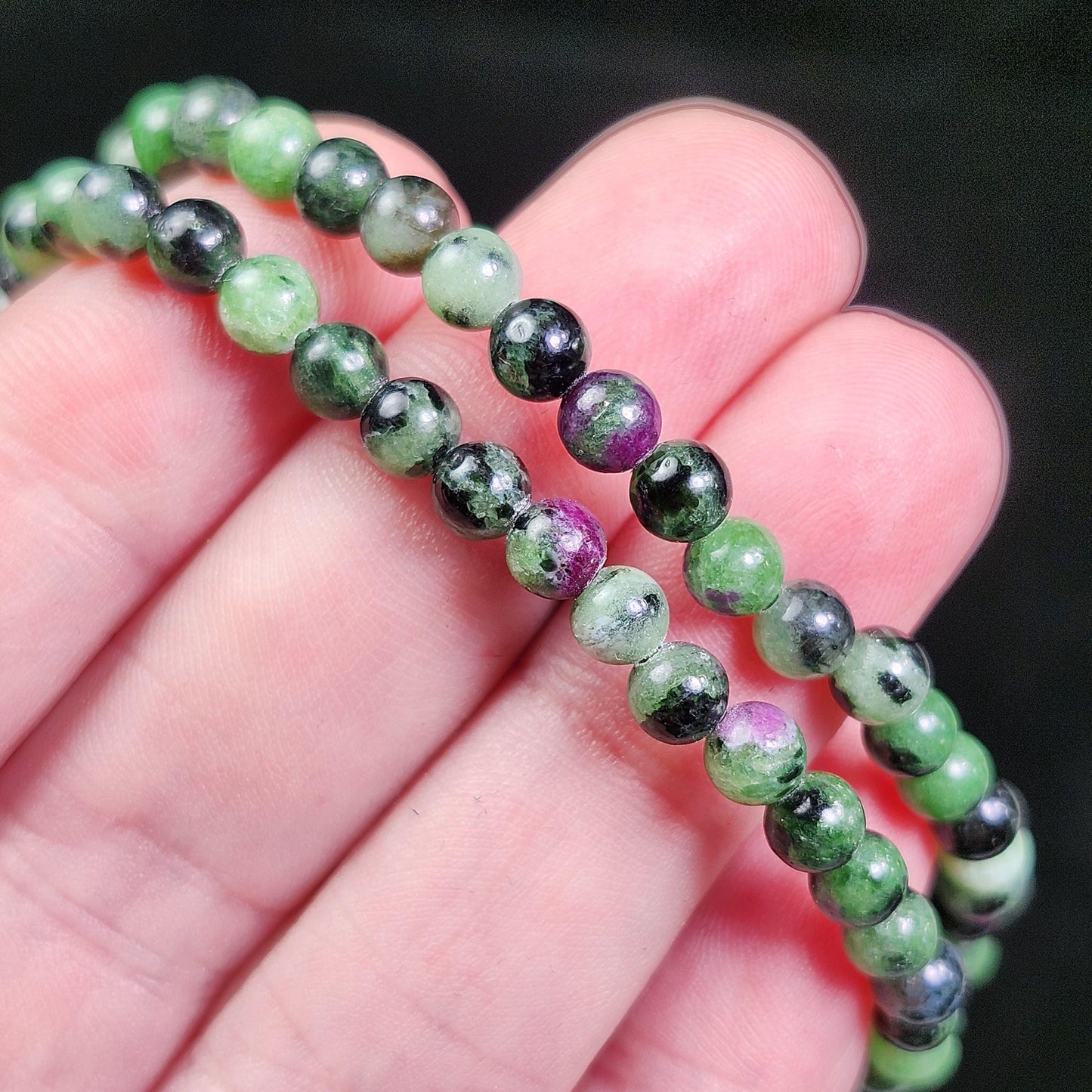 Ruby Zoisite Bracelet