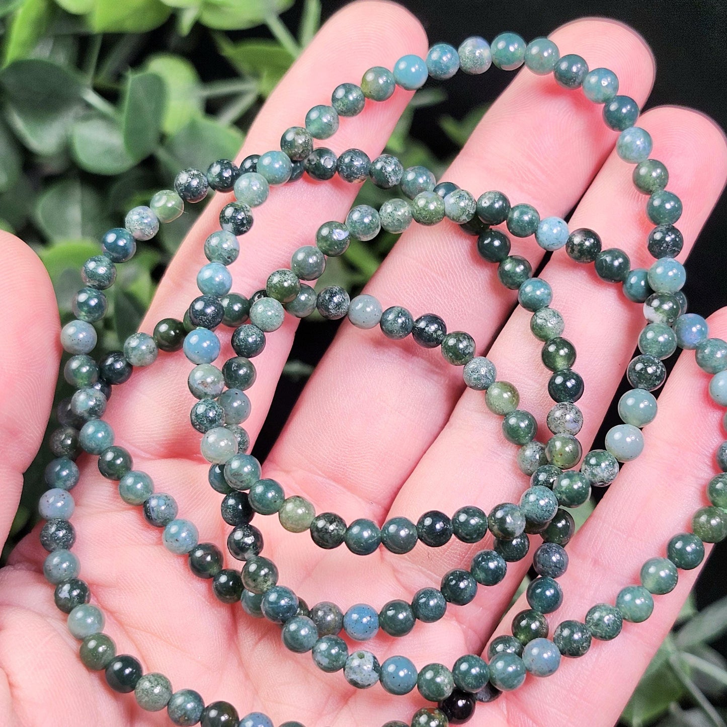 Moss Agate Bracelet