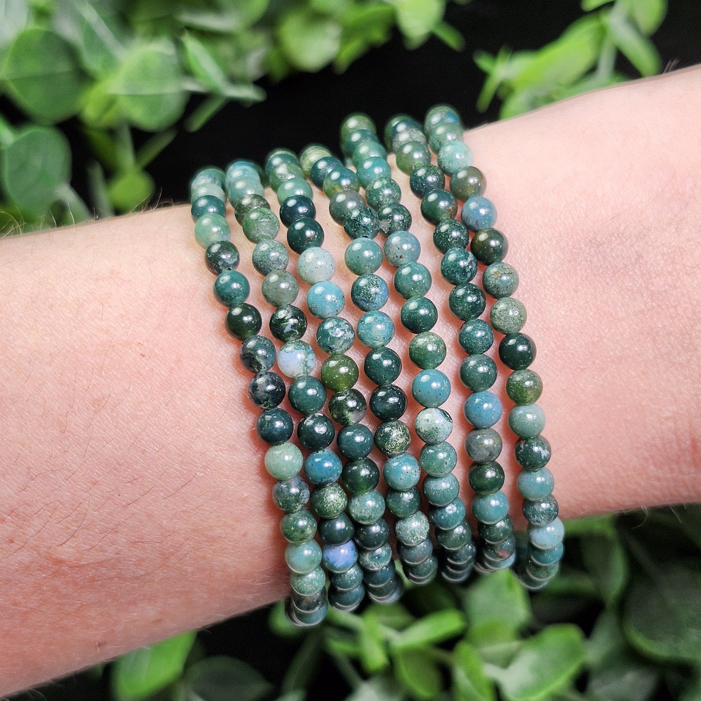 Moss Agate Bracelet
