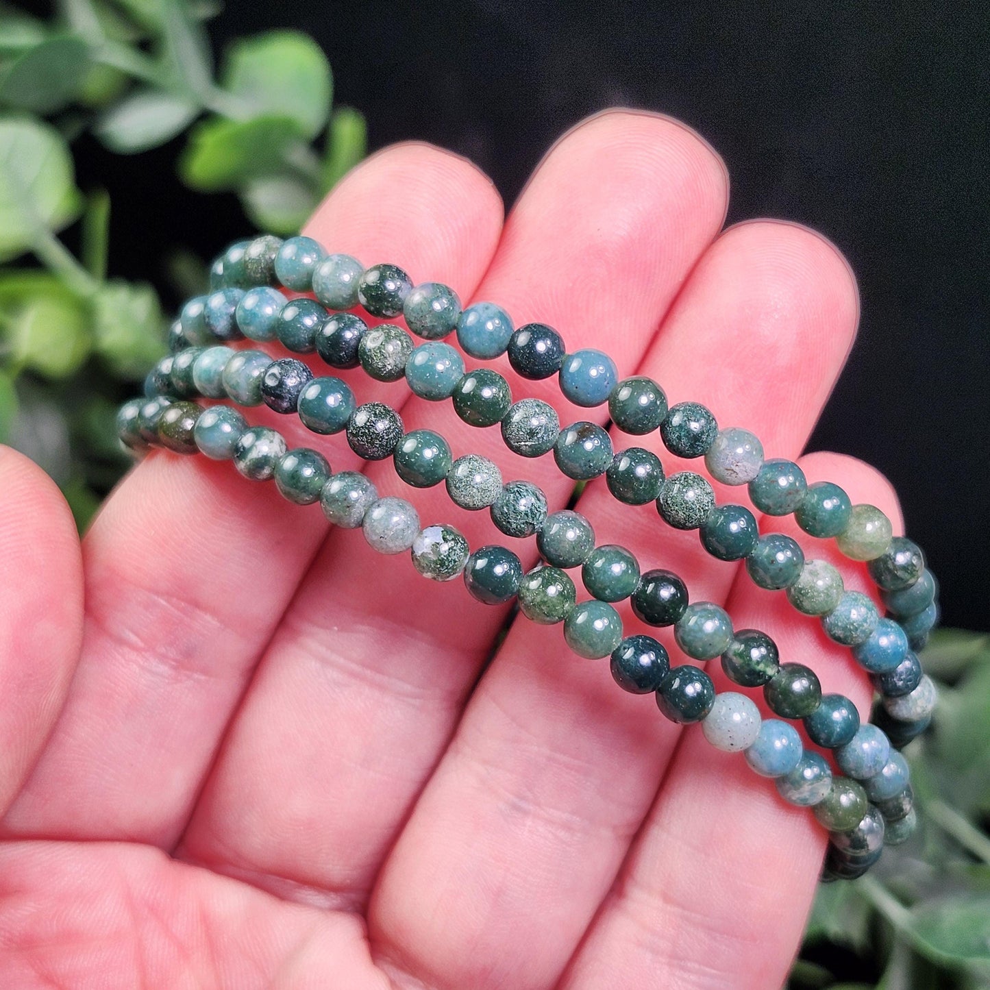 Moss Agate Bracelet
