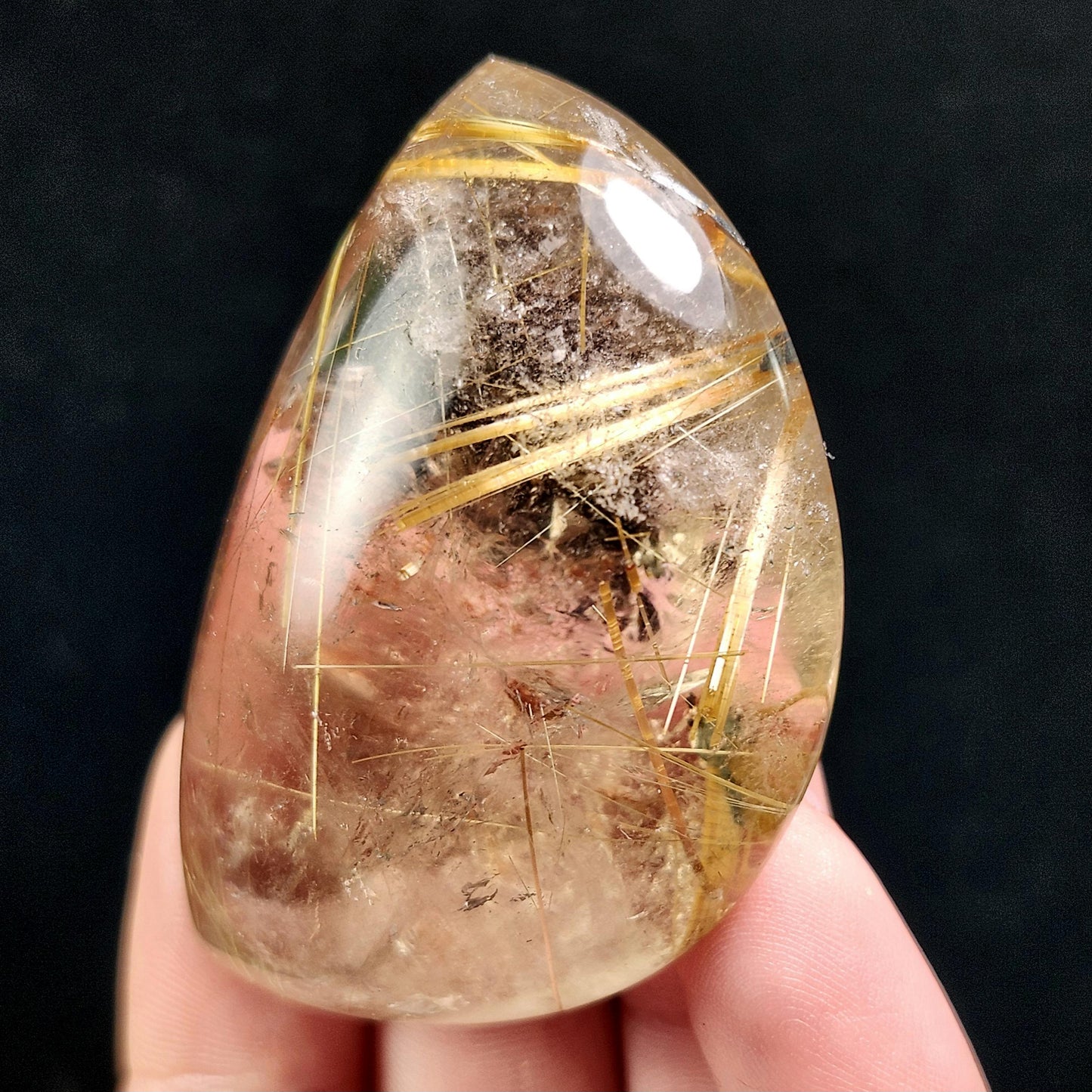 Polished Rutilated Quartz