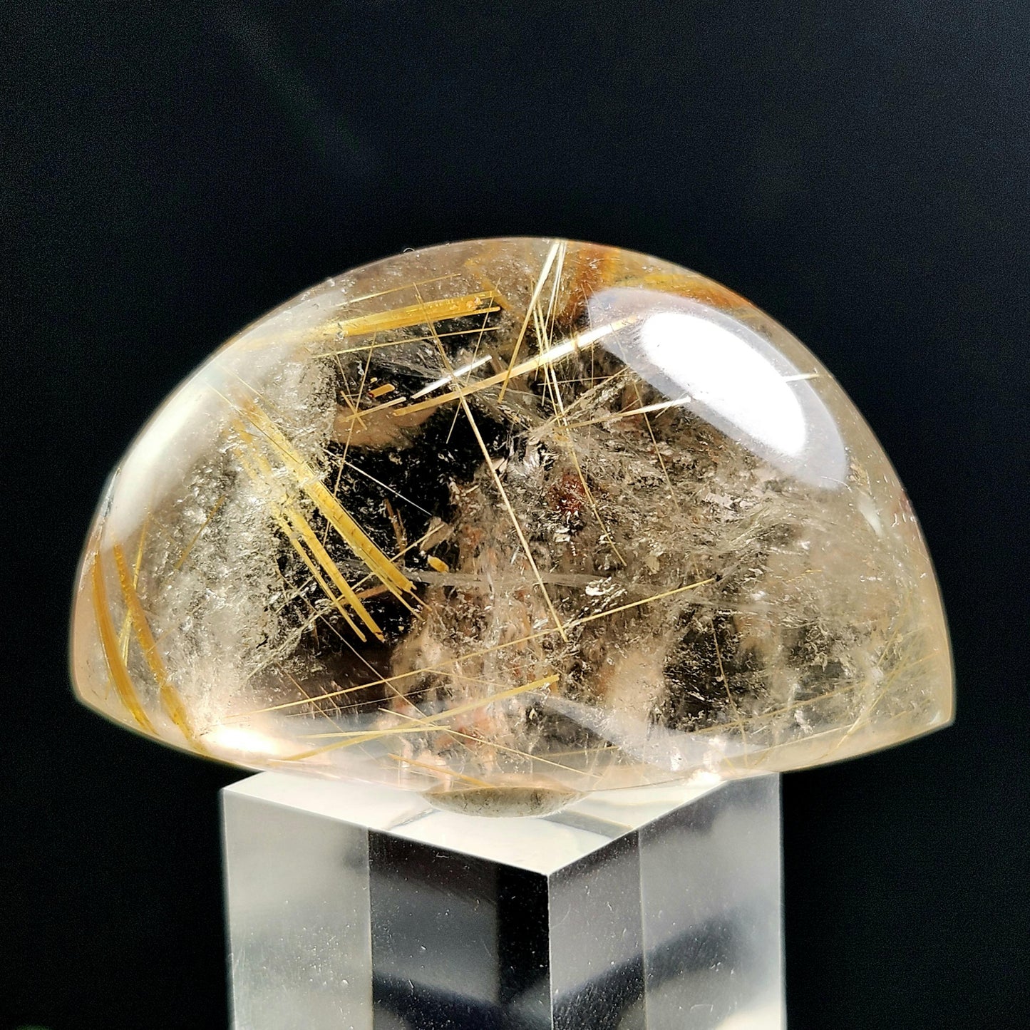 Polished Rutilated Quartz