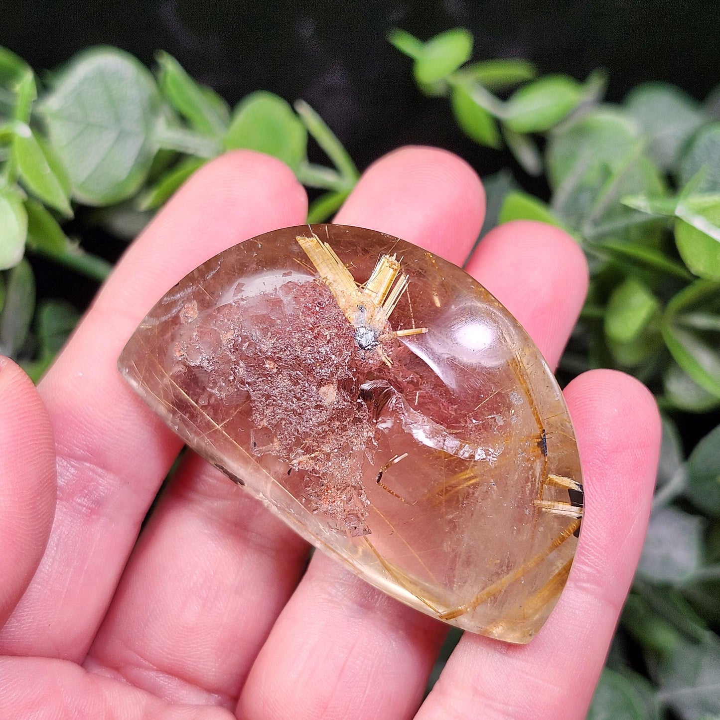 Polished Rutilated Quartz