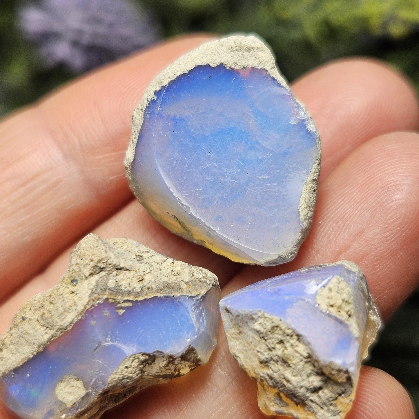 Ethiopian Blue Jelly Opal