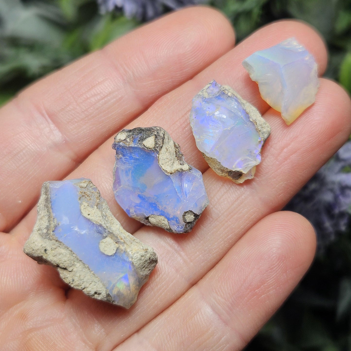 Ethiopian Blue Jelly Opal