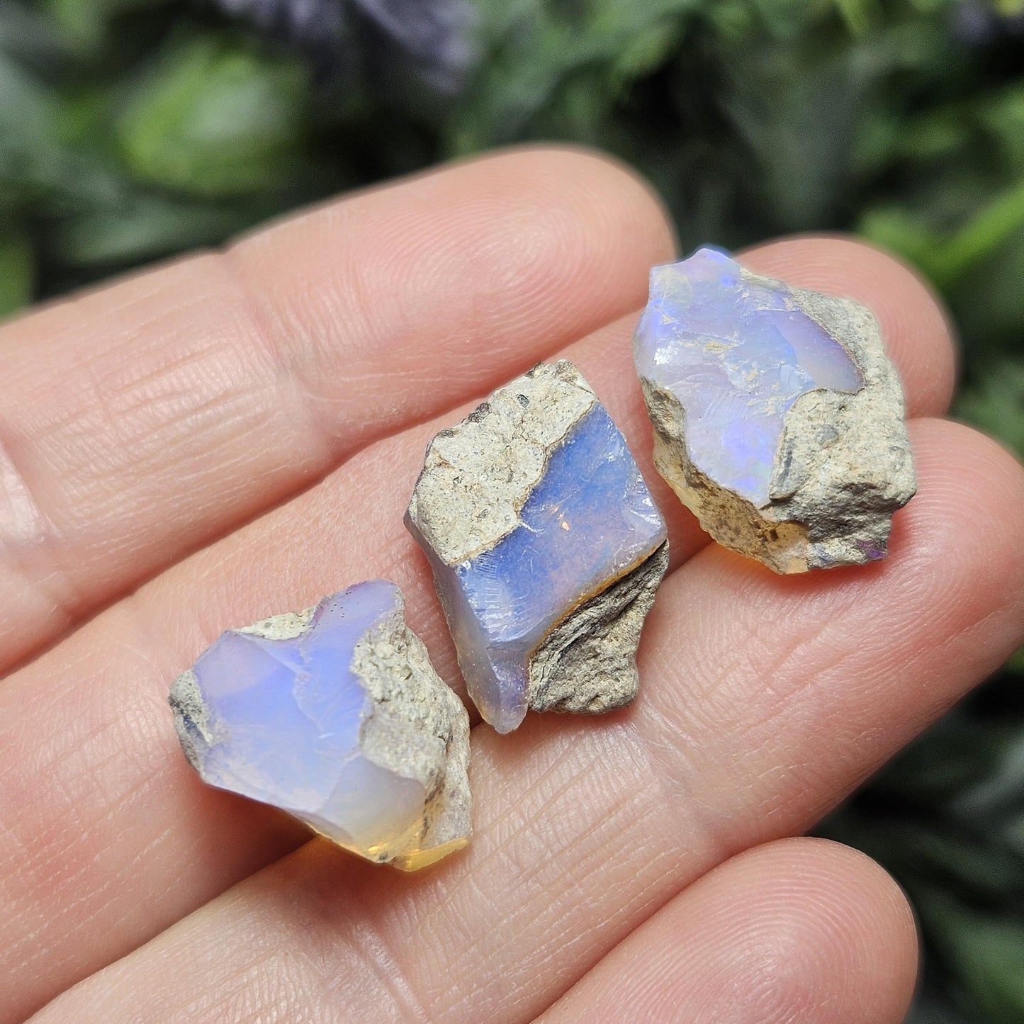 Ethiopian Blue Jelly Opal