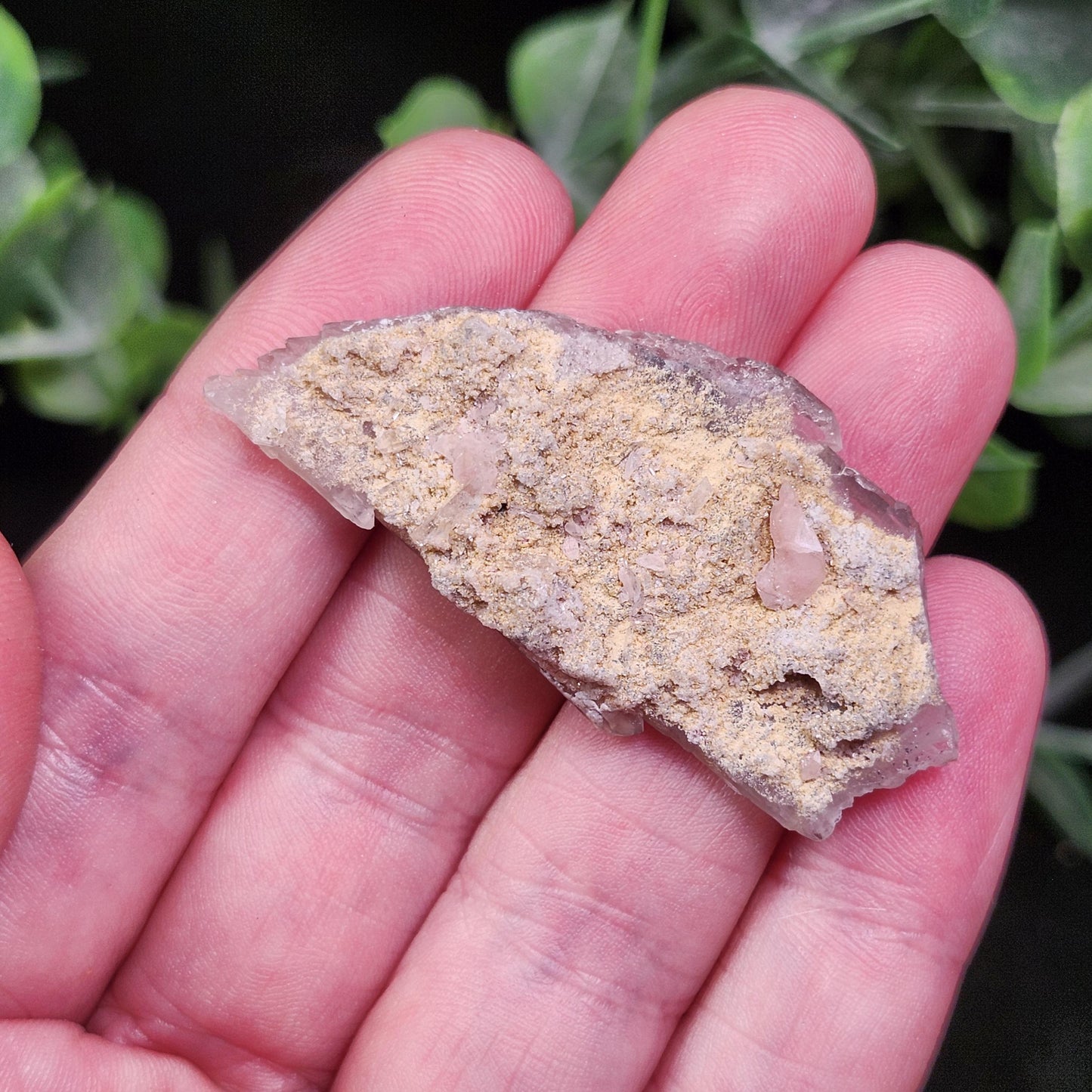 Ajoite Quartz Crystal
