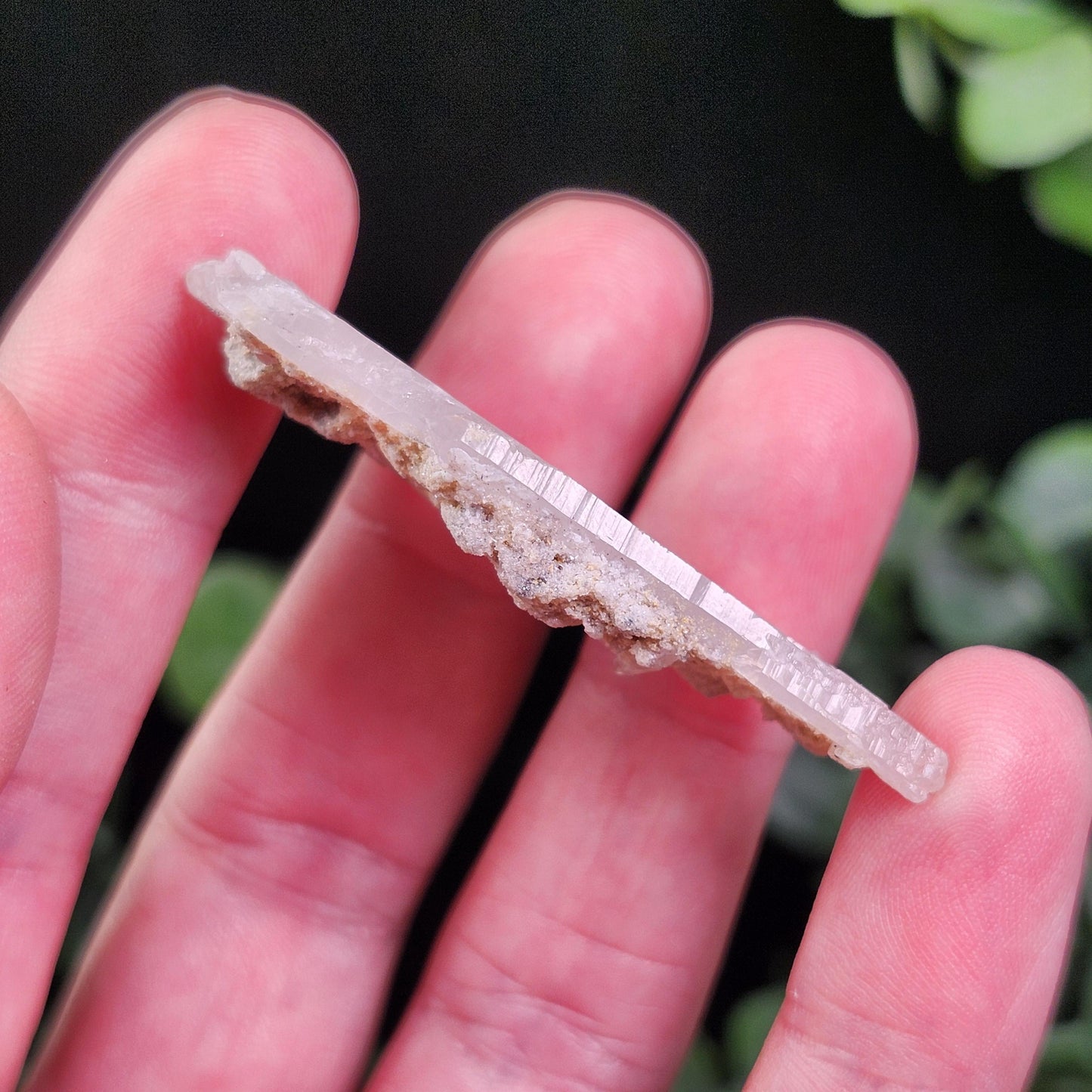 Ajoite Quartz Crystal