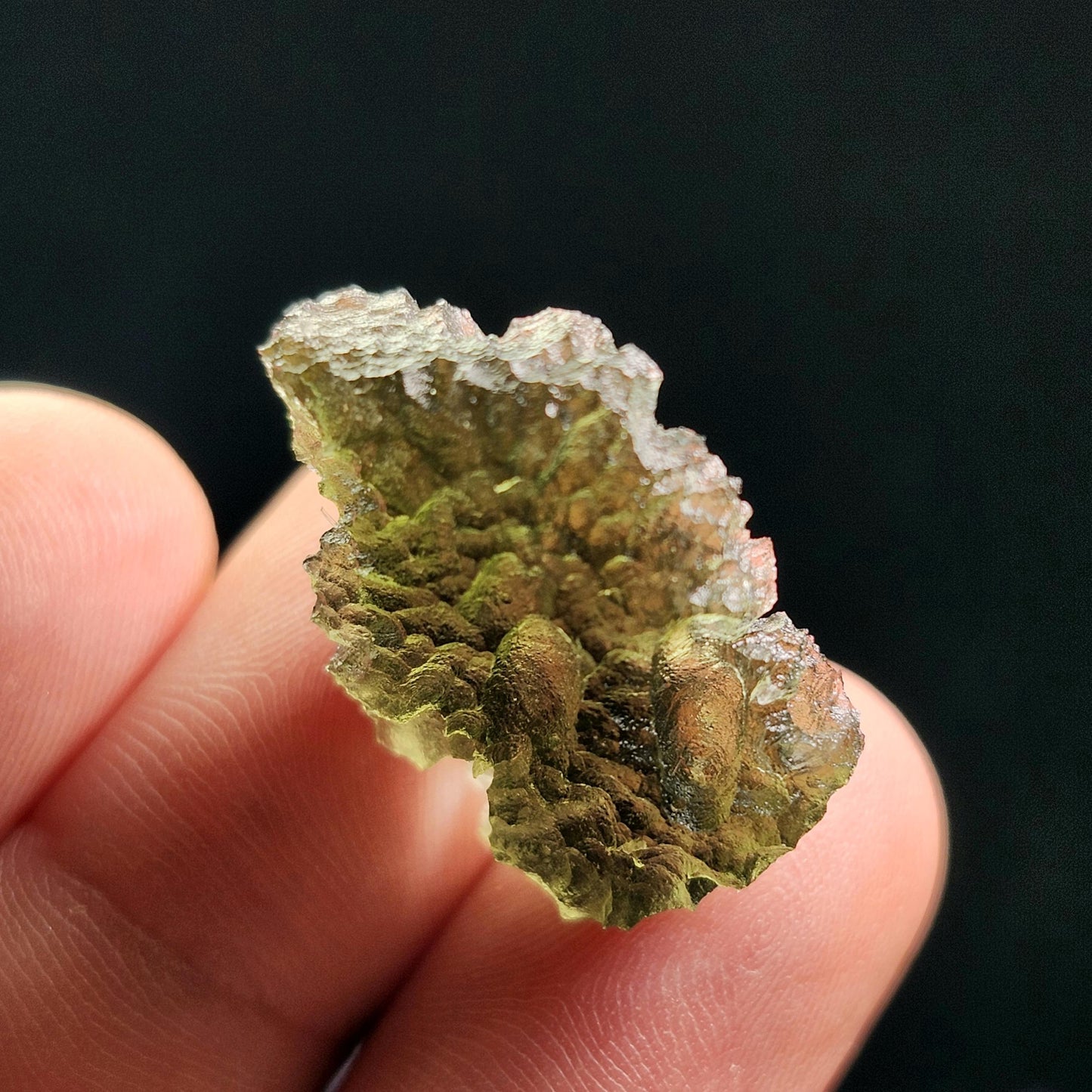 Moldavite with Natural HOLE