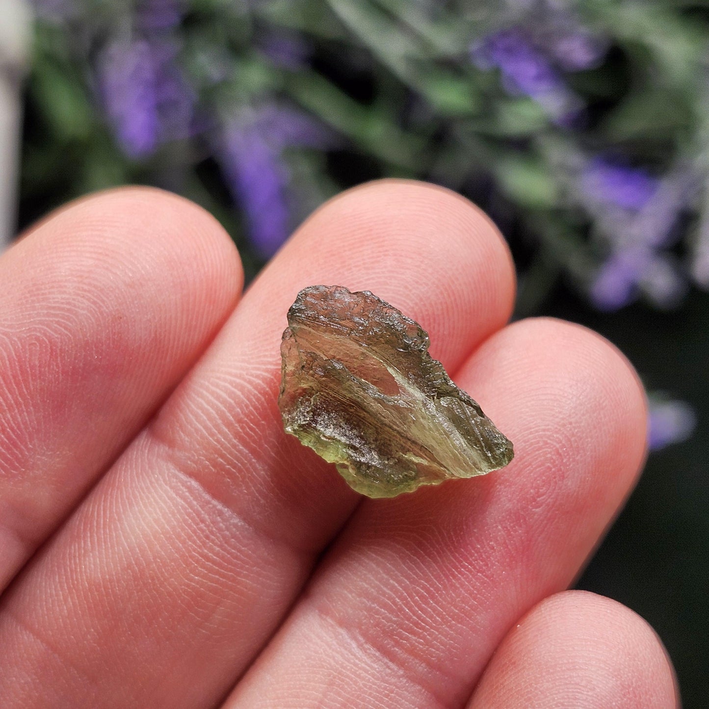 Moldavite with Natural HOLE