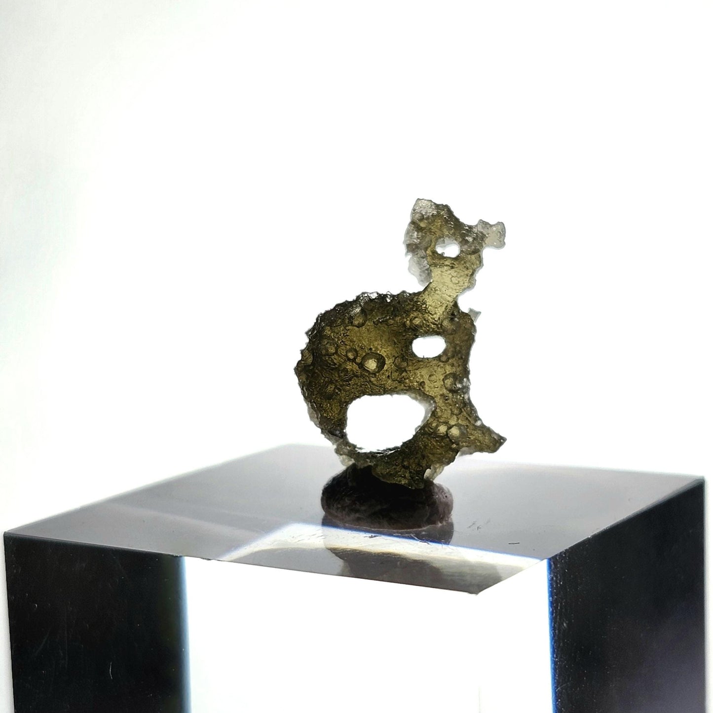 Moldavite with Natural HOLE