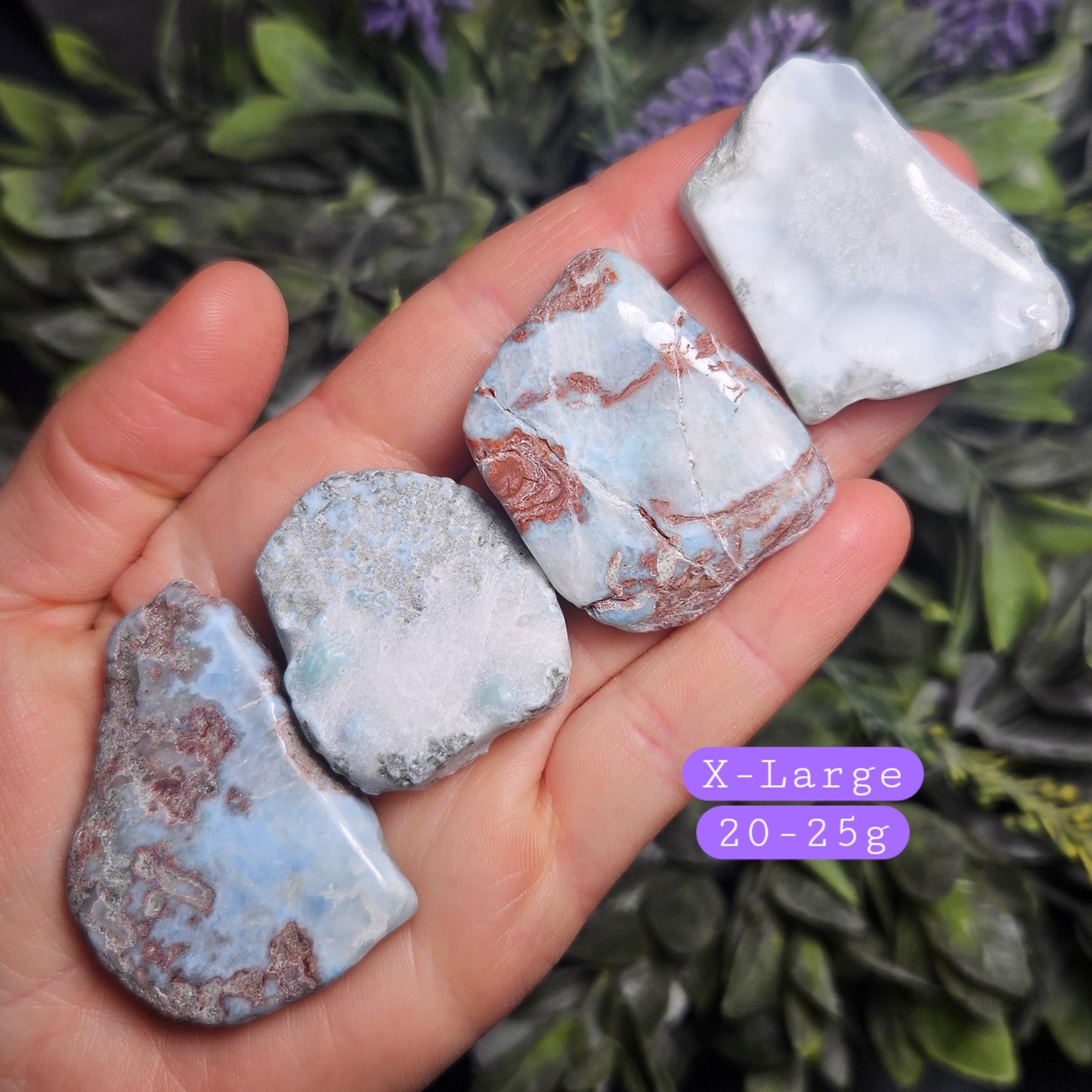 Polished Larimar Slab