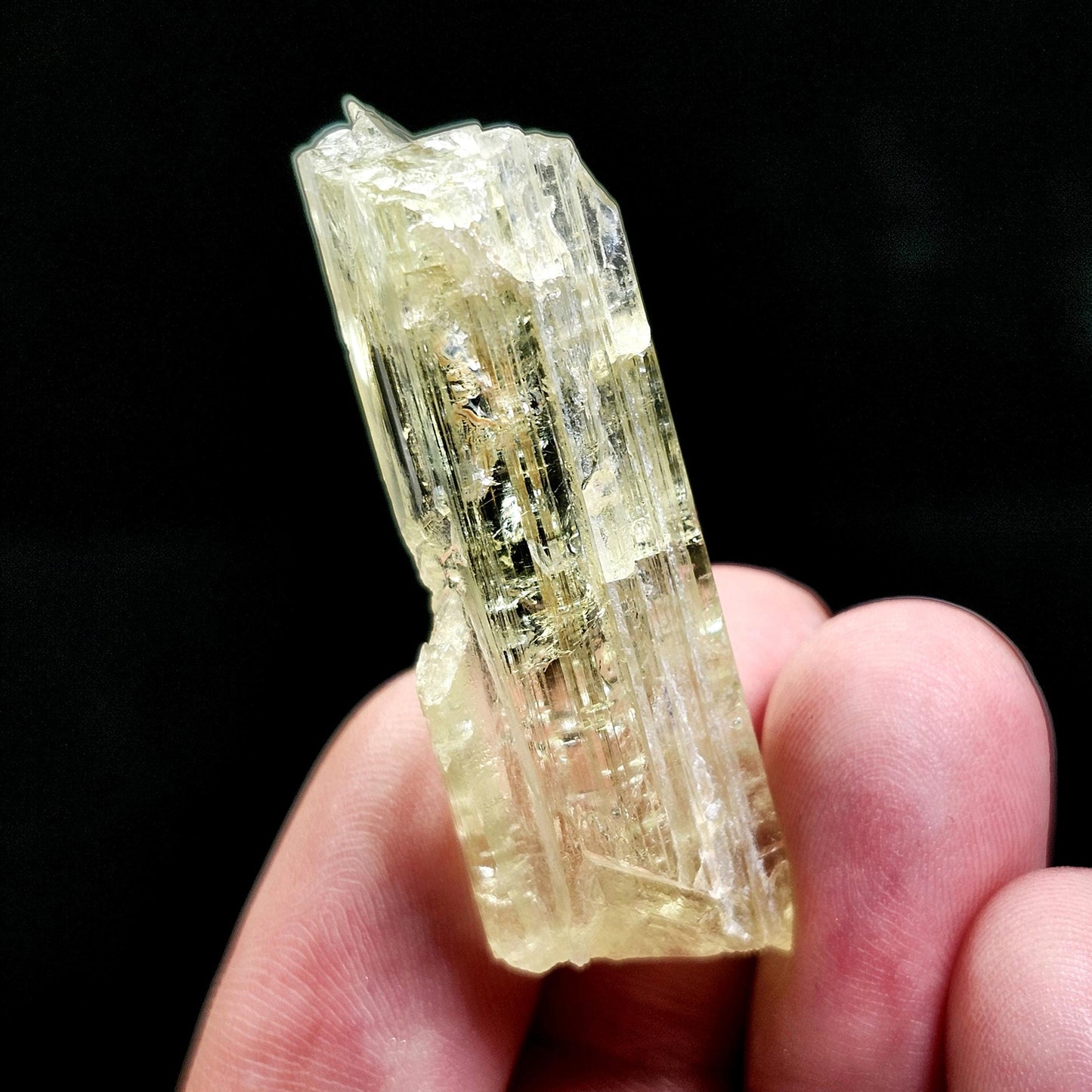 Golden Heliodor Crystal