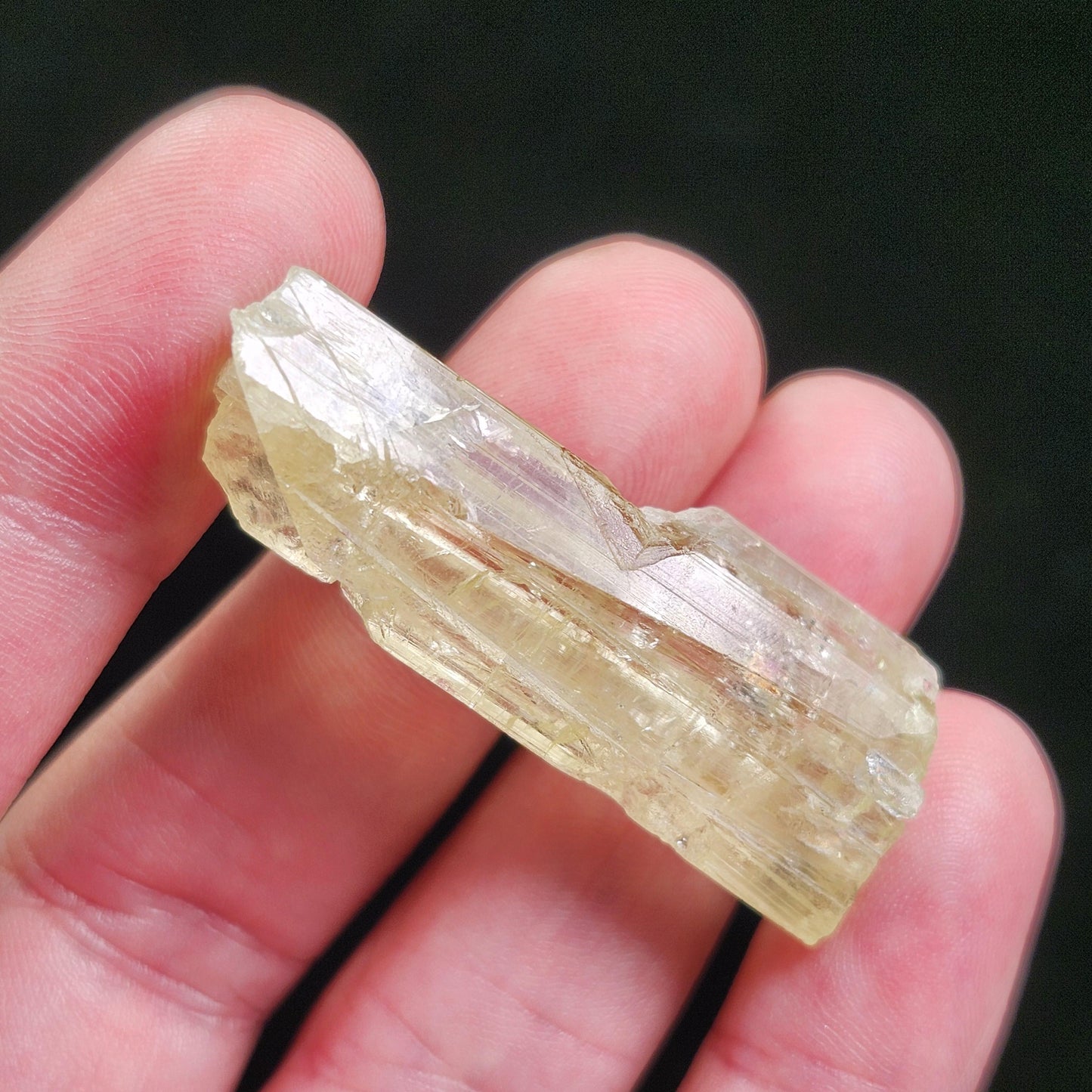 Golden Heliodor Crystal