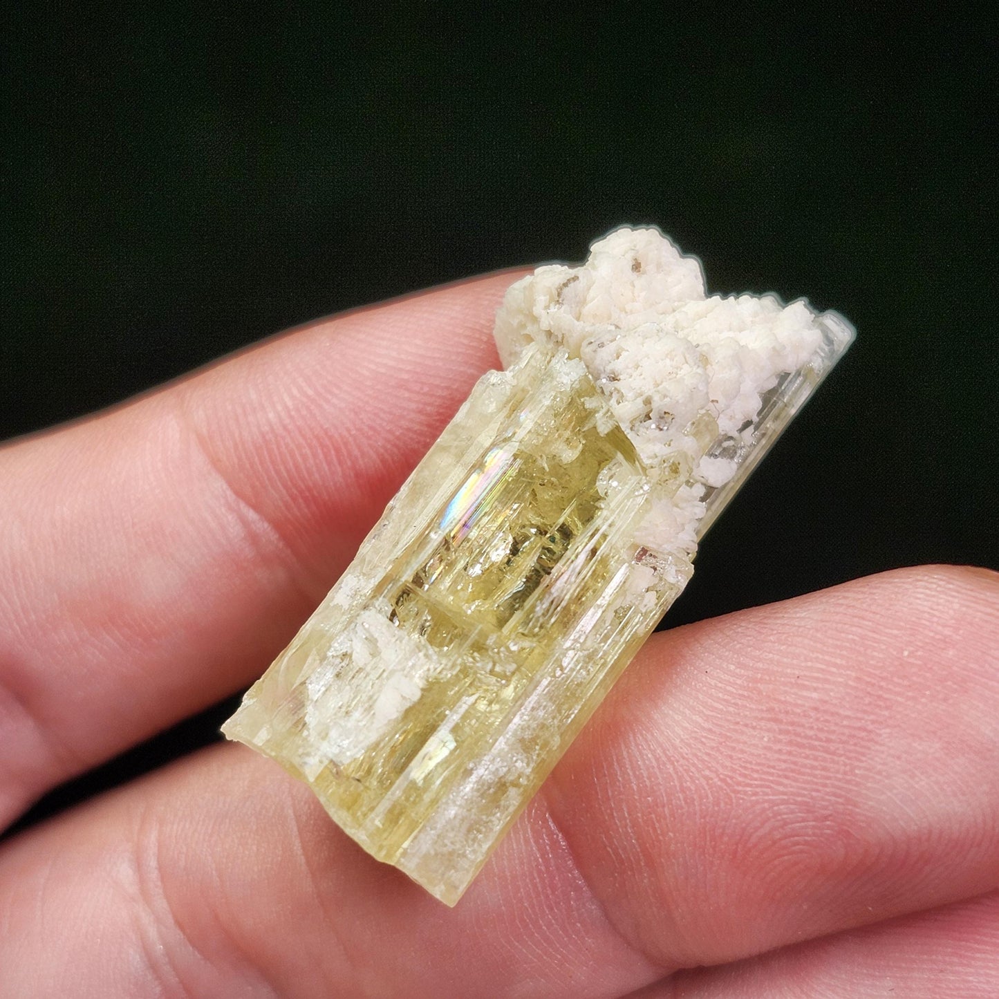 Golden Heliodor Crystal