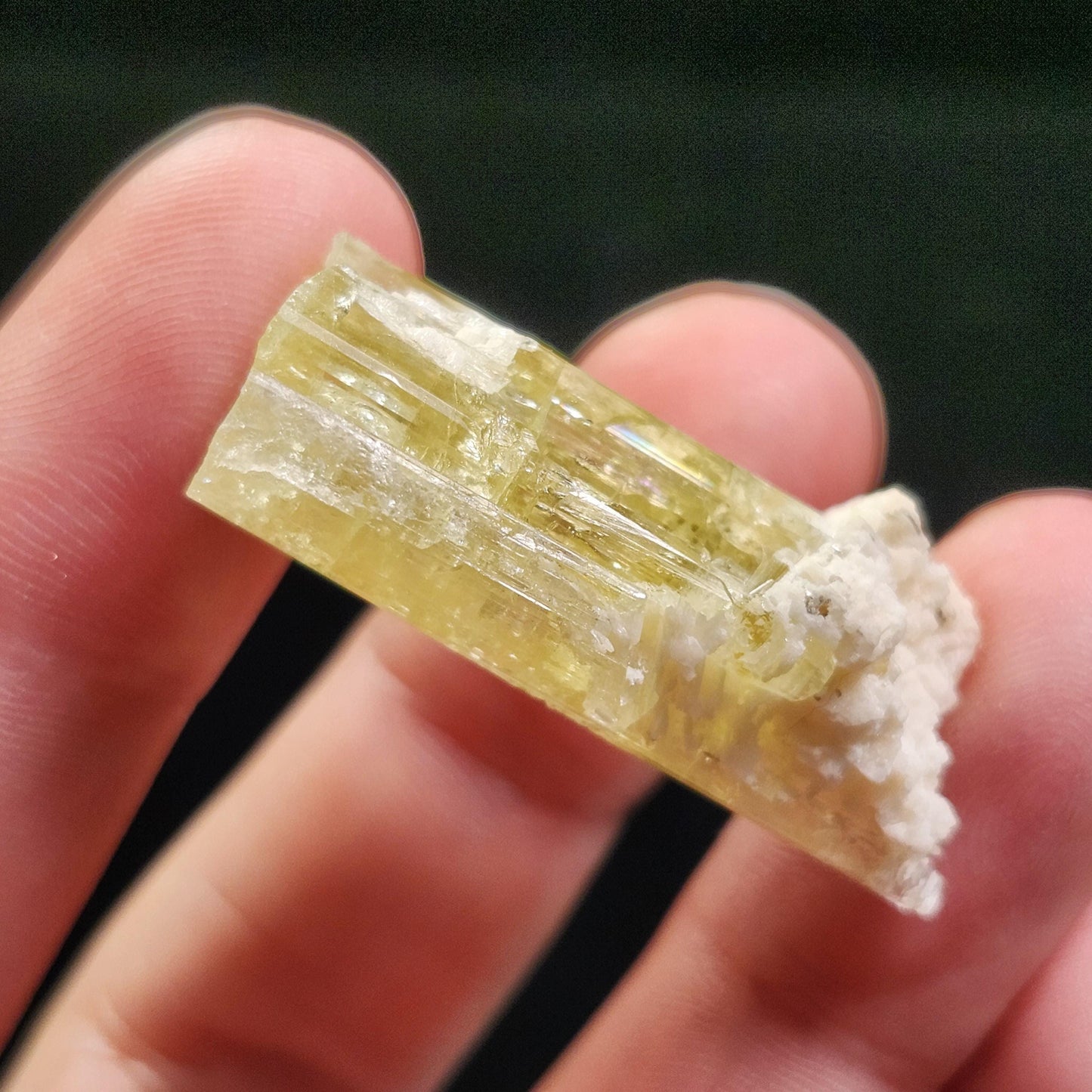 Golden Heliodor Crystal