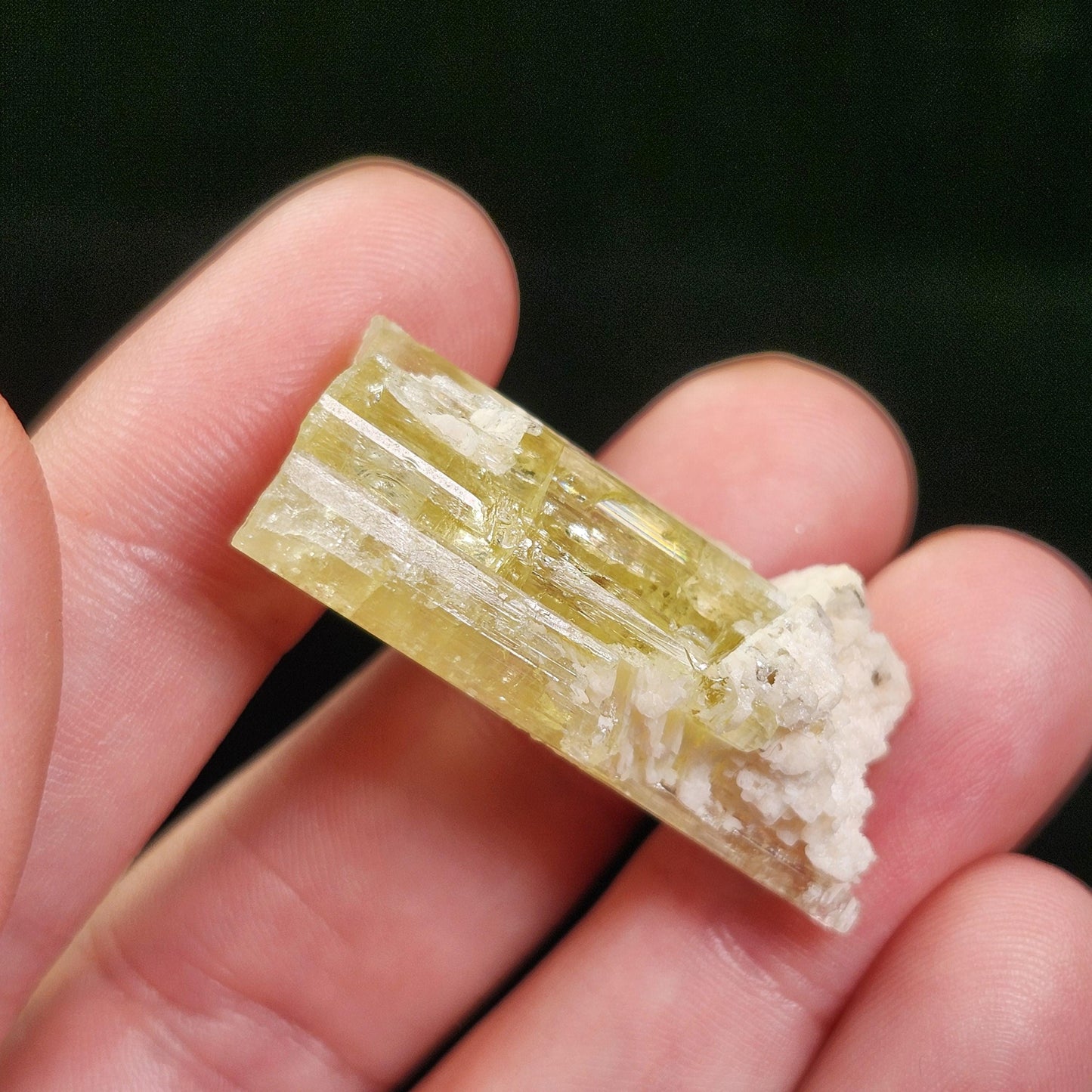 Golden Heliodor Crystal