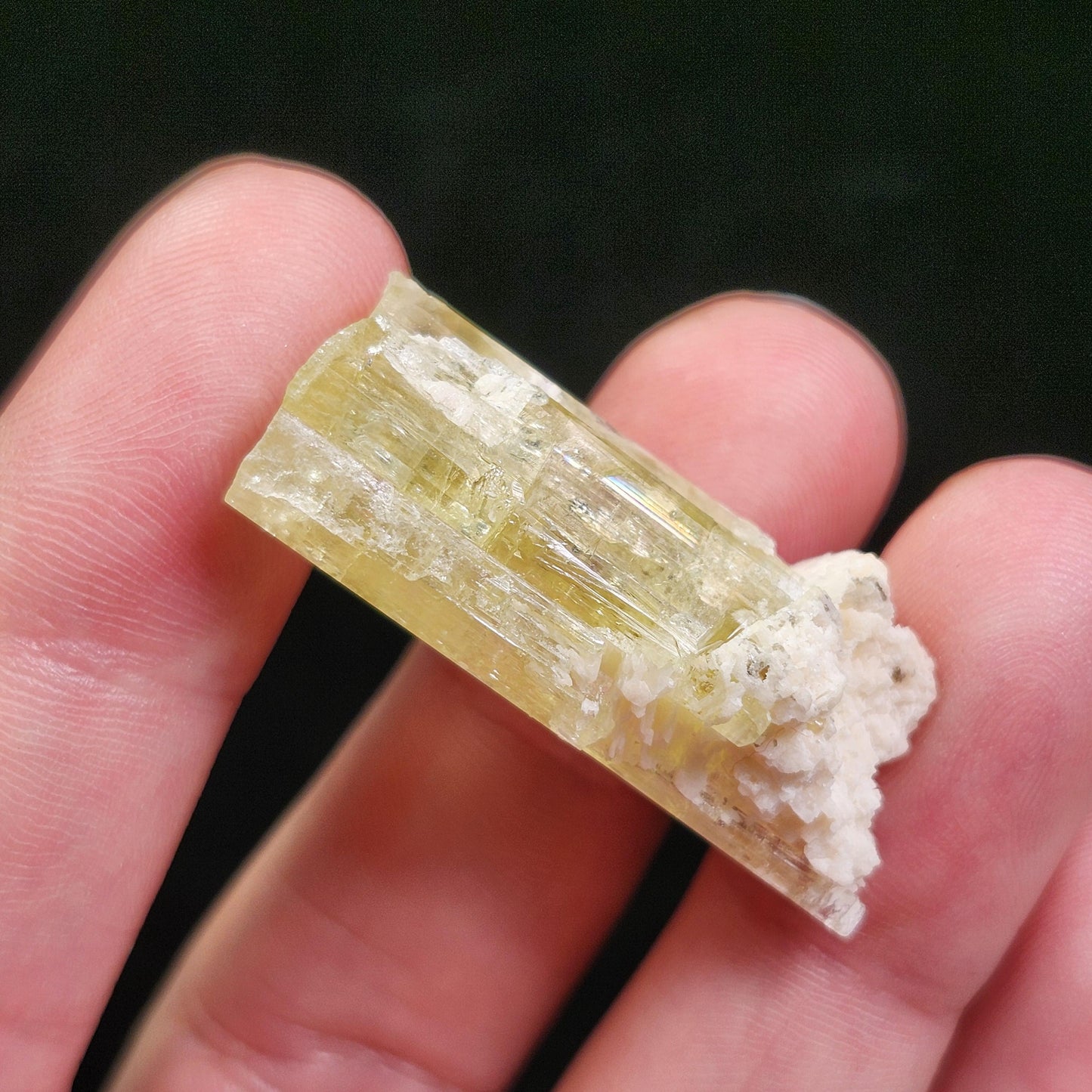 Golden Heliodor Crystal