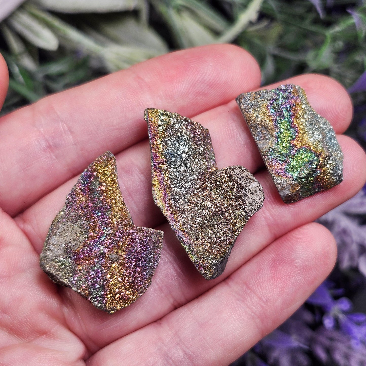 Rainbow Pyrite Specimen