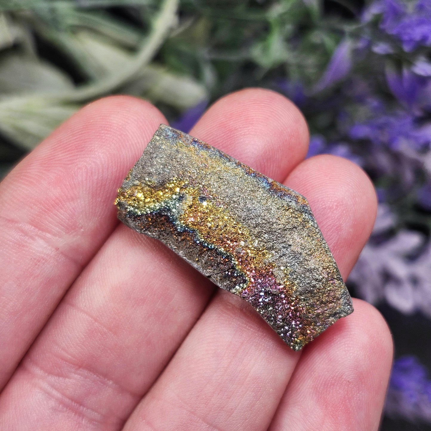 Rainbow Pyrite Specimen