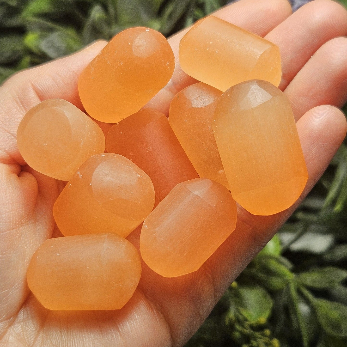 Peach Selenite Crystal