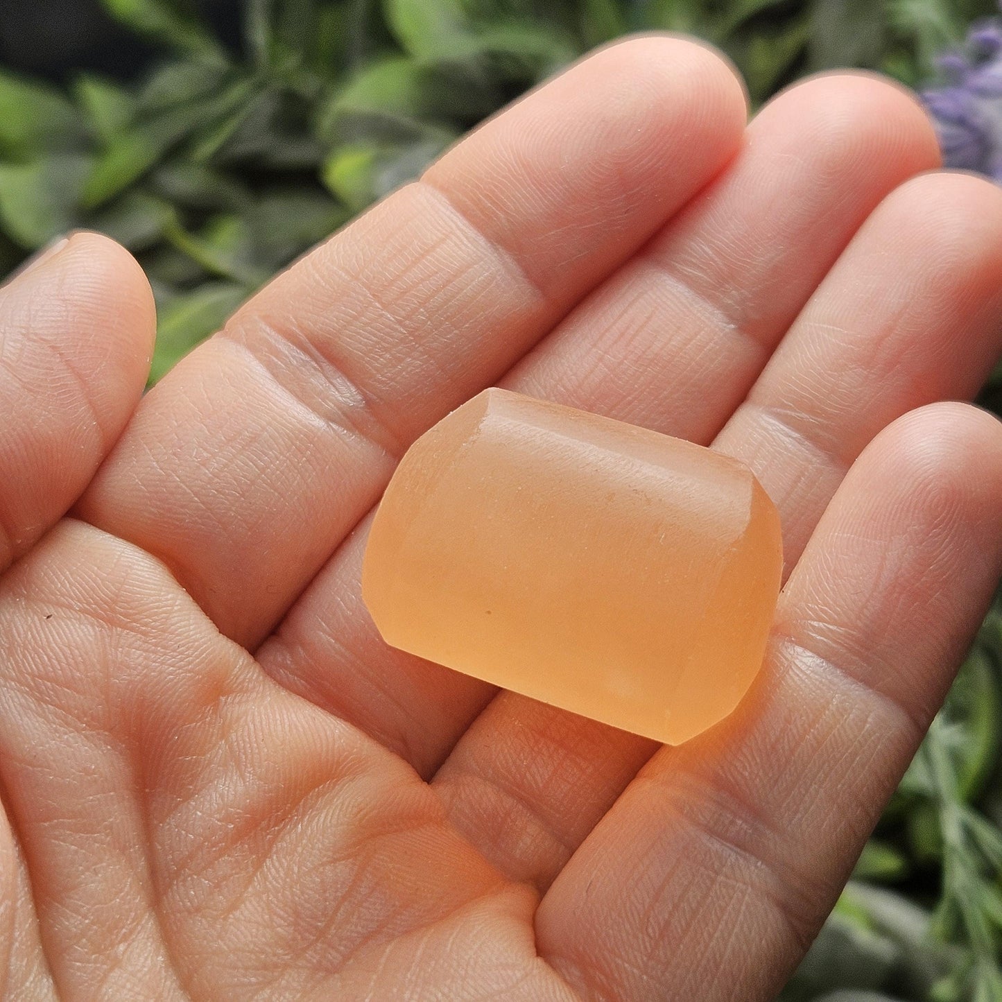 Peach Selenite Crystal