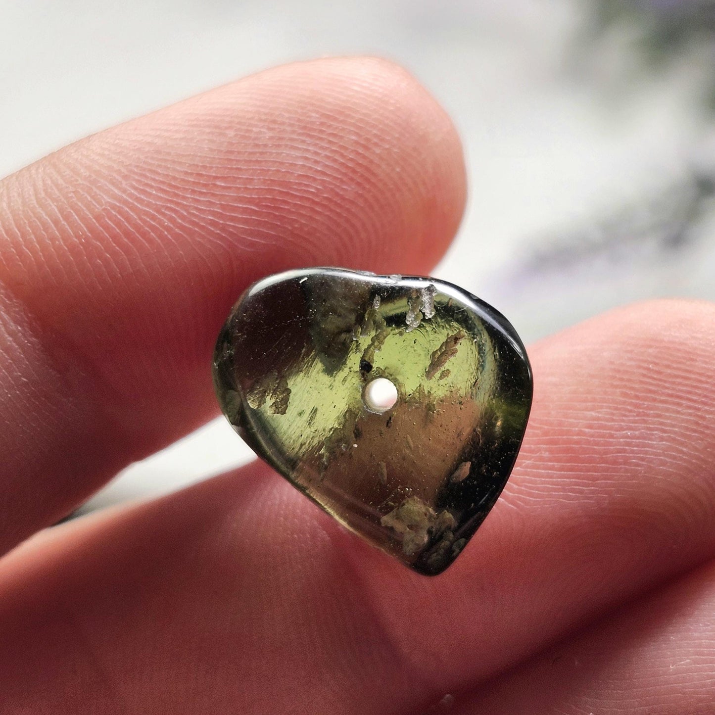 Moldavite Bead